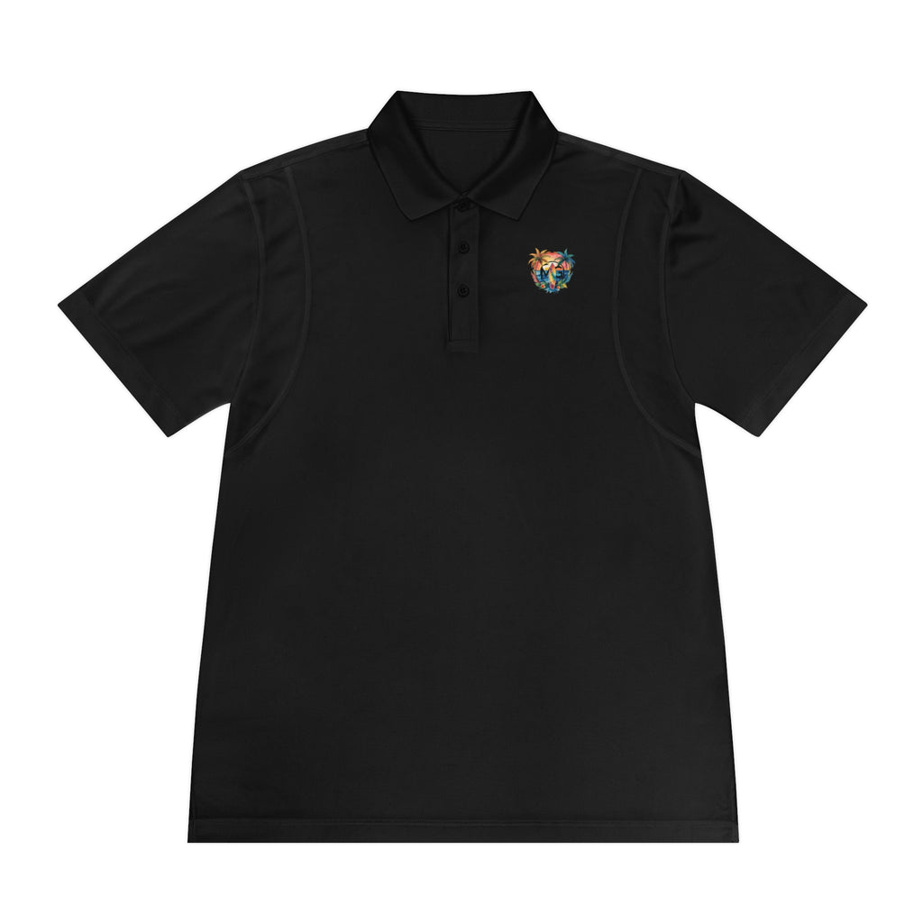 Tropical Paradise Men's Sport Polo Shirt