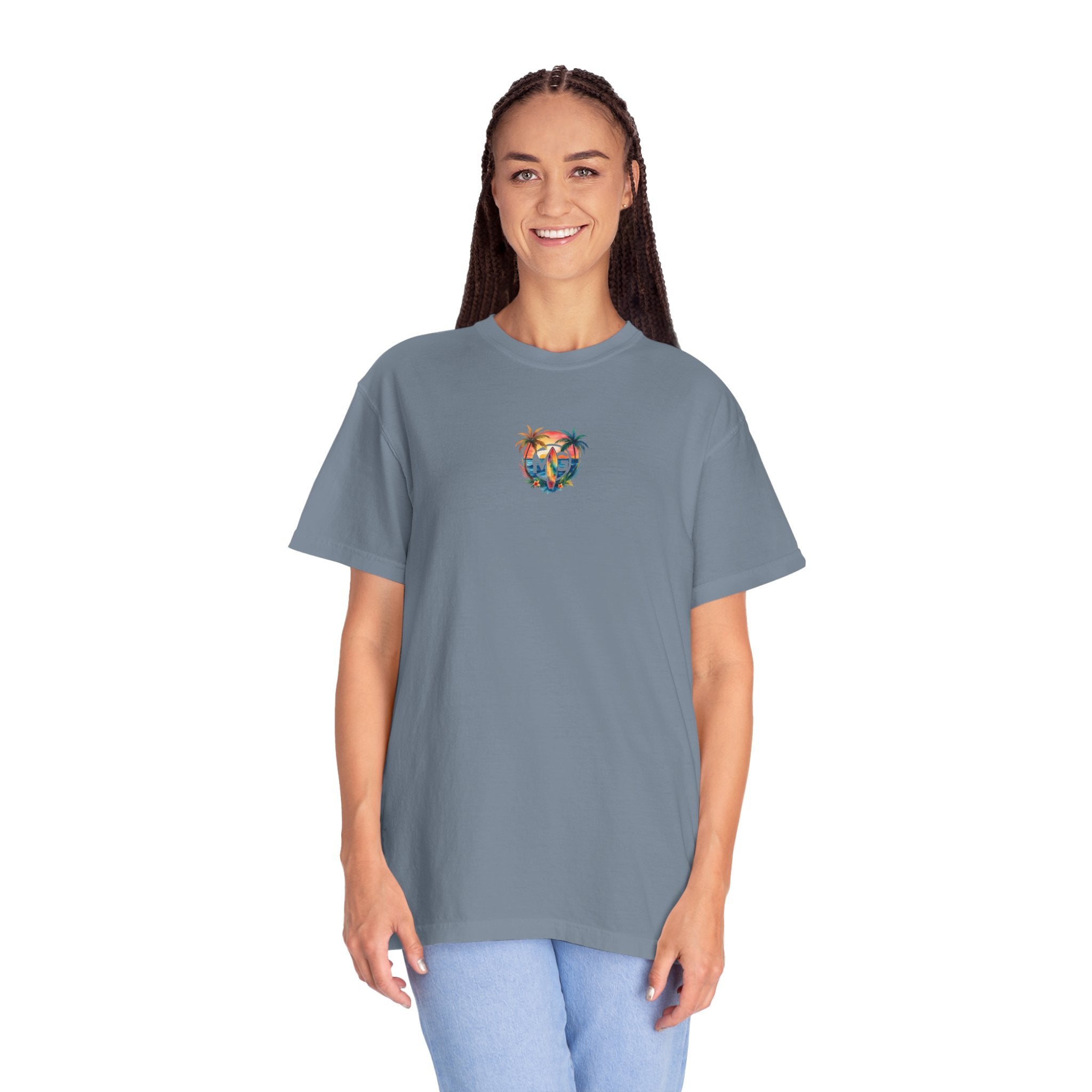 T-shirt unisexe teint en vêtement
