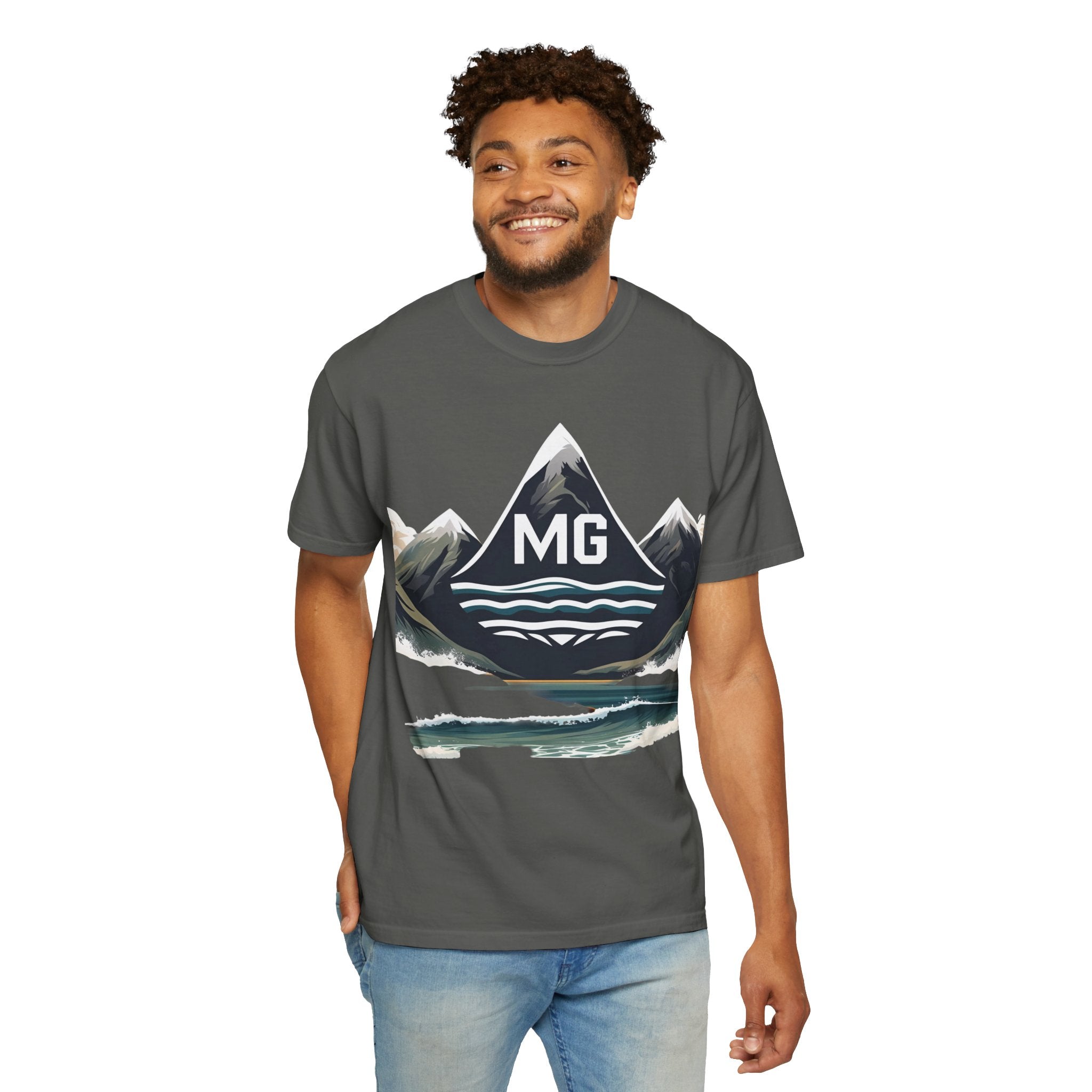 T-shirt unisexe Montagne et Mer