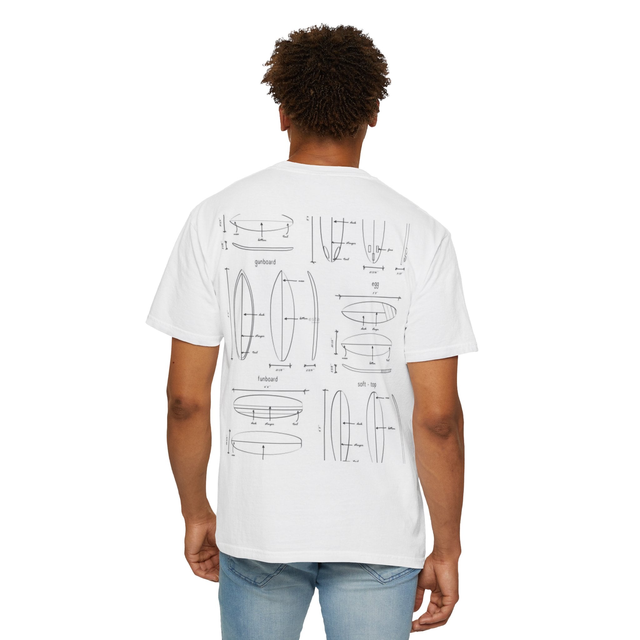T-Shirt Surfboard Design Unisex