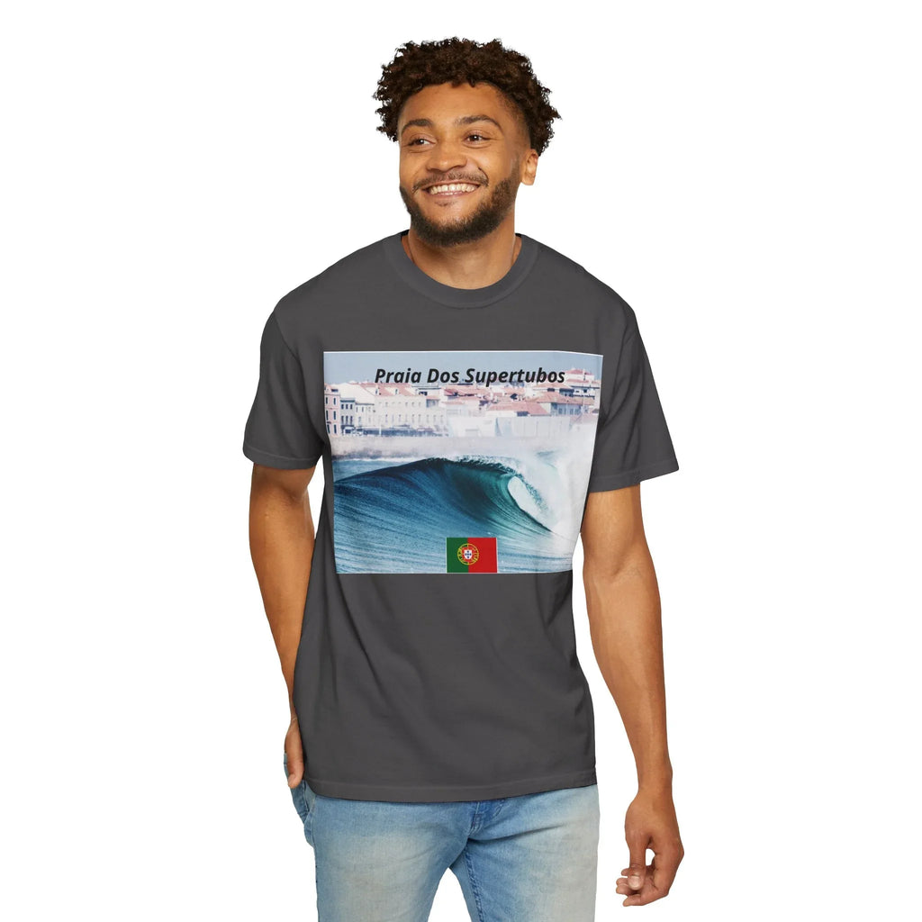 T-Shirt Surf Vibes Unisex - Praia Dos Supertubos Design Printify