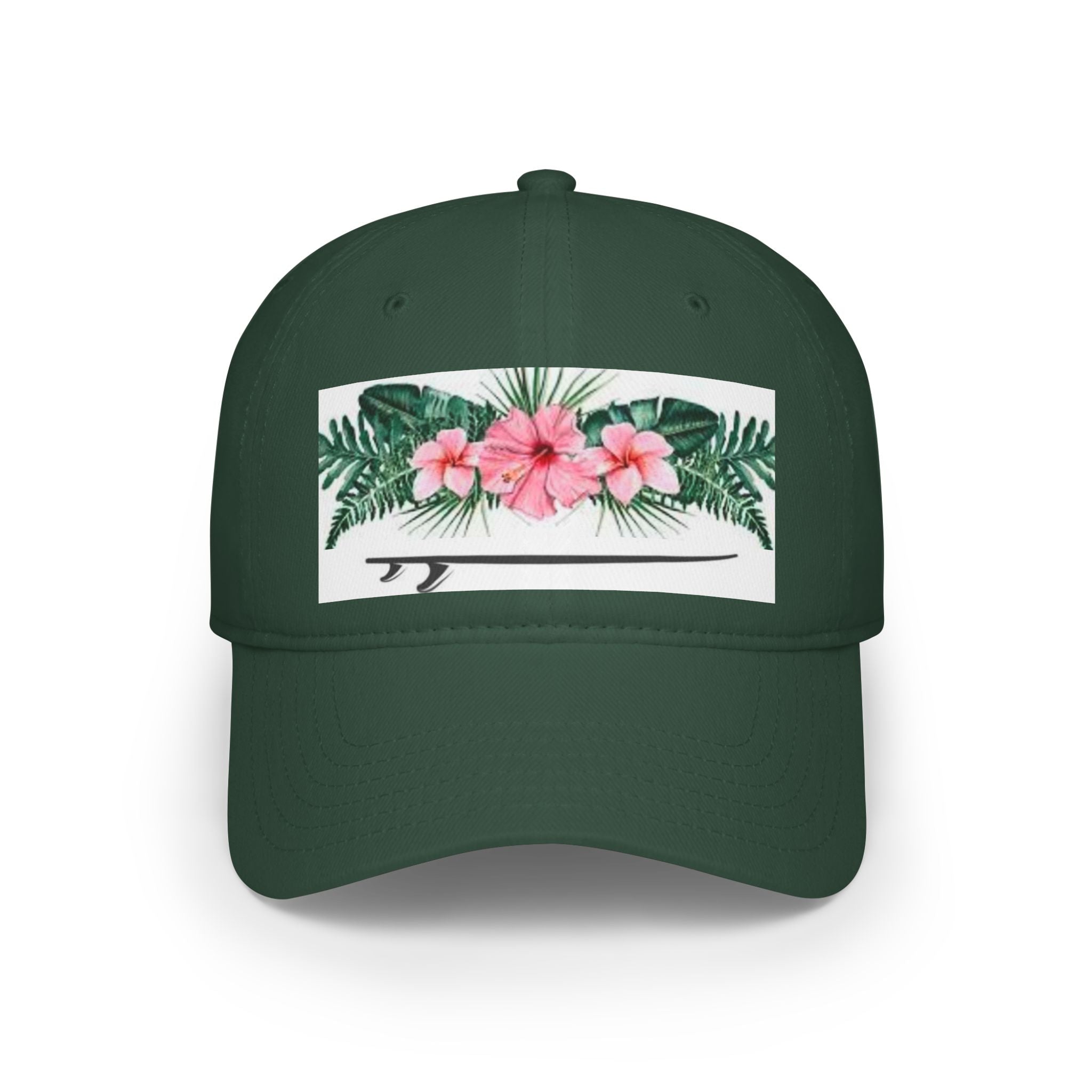 Casquette de baseball florale tropicale