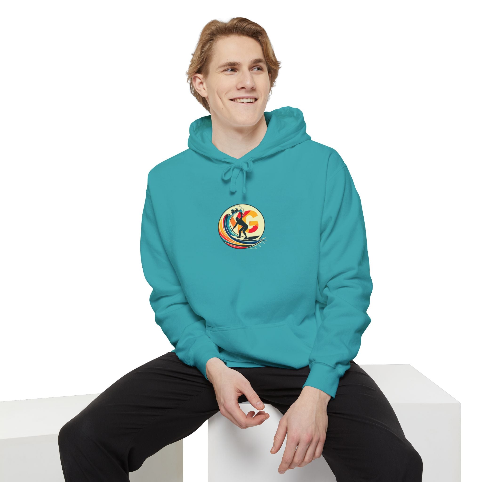 Sweat à capuche unisexe Surf Art