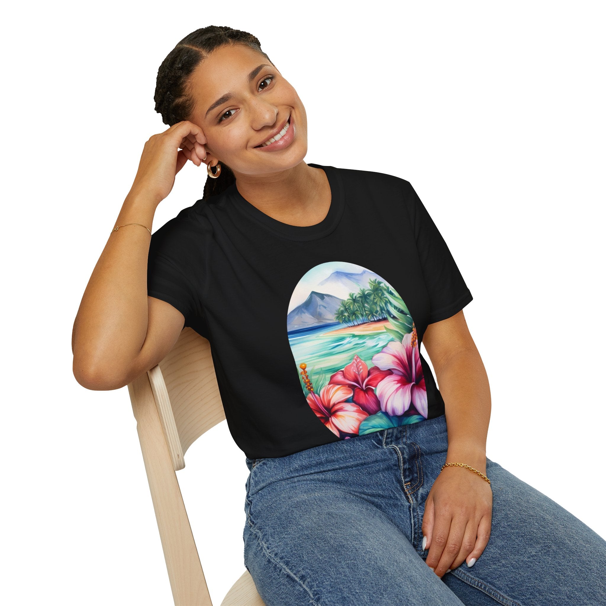 T-shirt unisexe flower