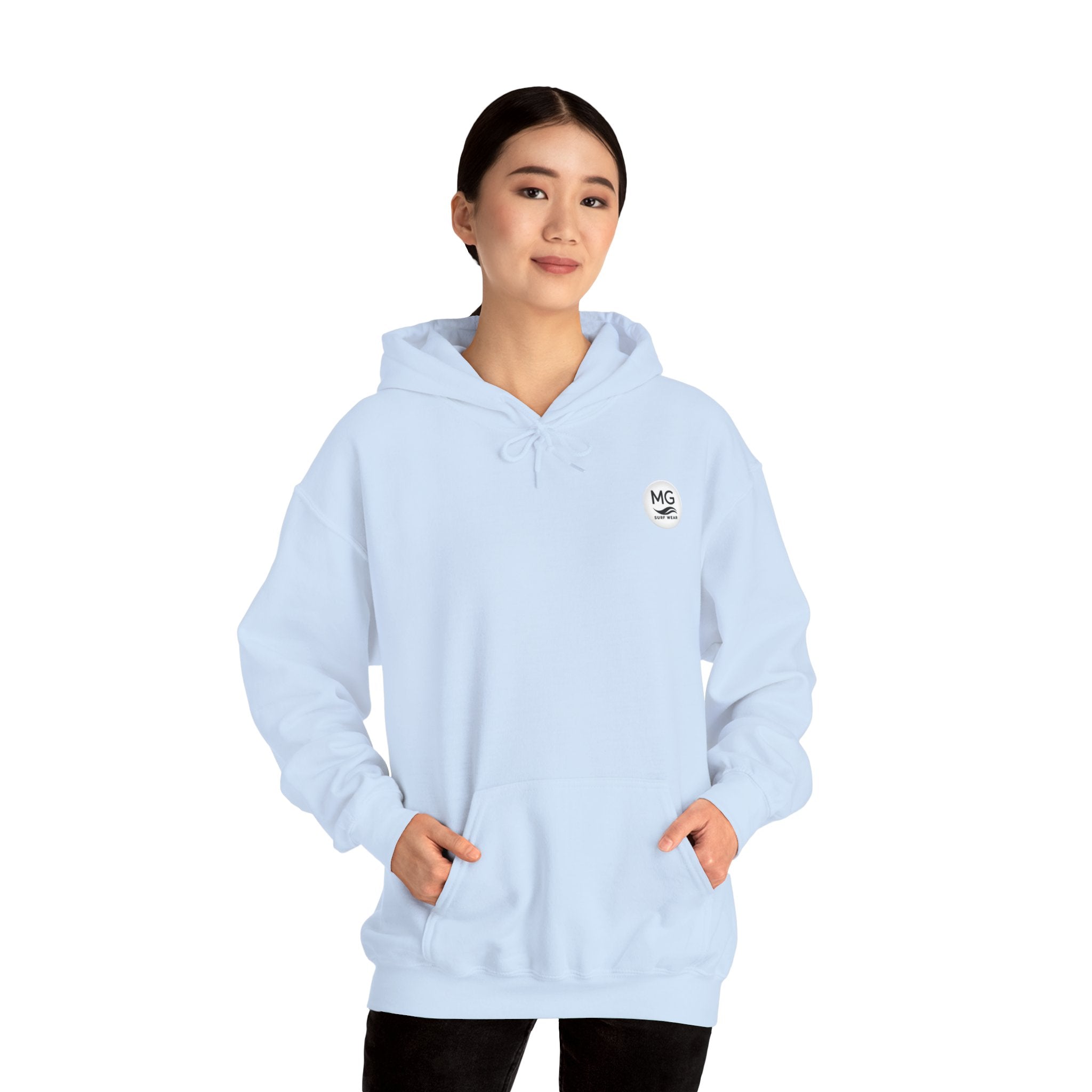 Sweat-shirt à capuche unisexe inspiré du surf | Parfait pour les amoureux de la plage, tenues décontractées, vibrations estivales, cadeau pour les surfeurs, style ludique