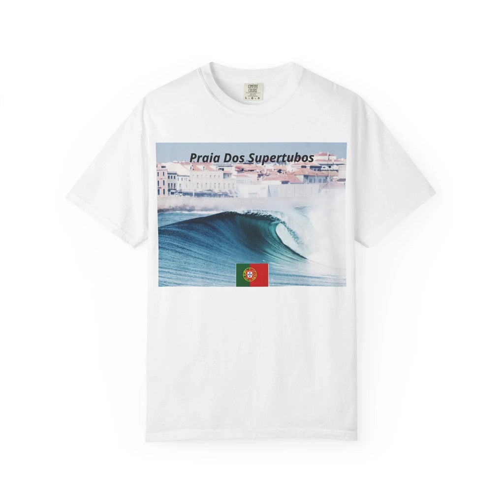 T-Shirt Surf Vibes Unisex - Praia Dos Supertubos Design Printify