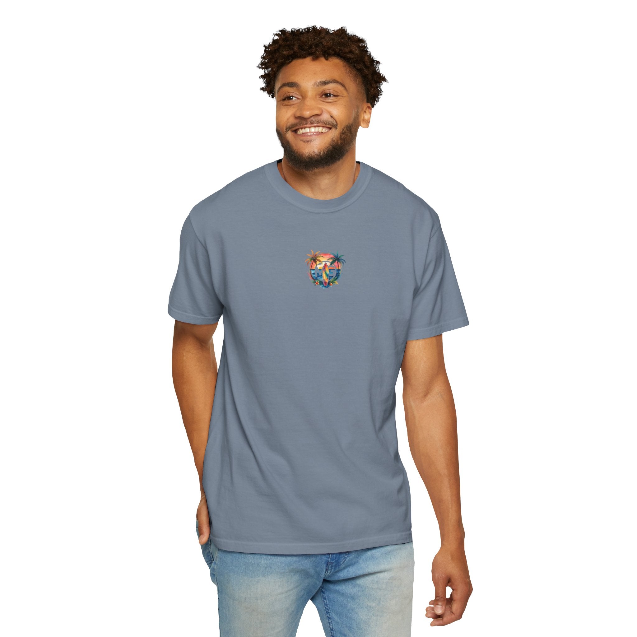 T-shirt unisexe teint en vêtement