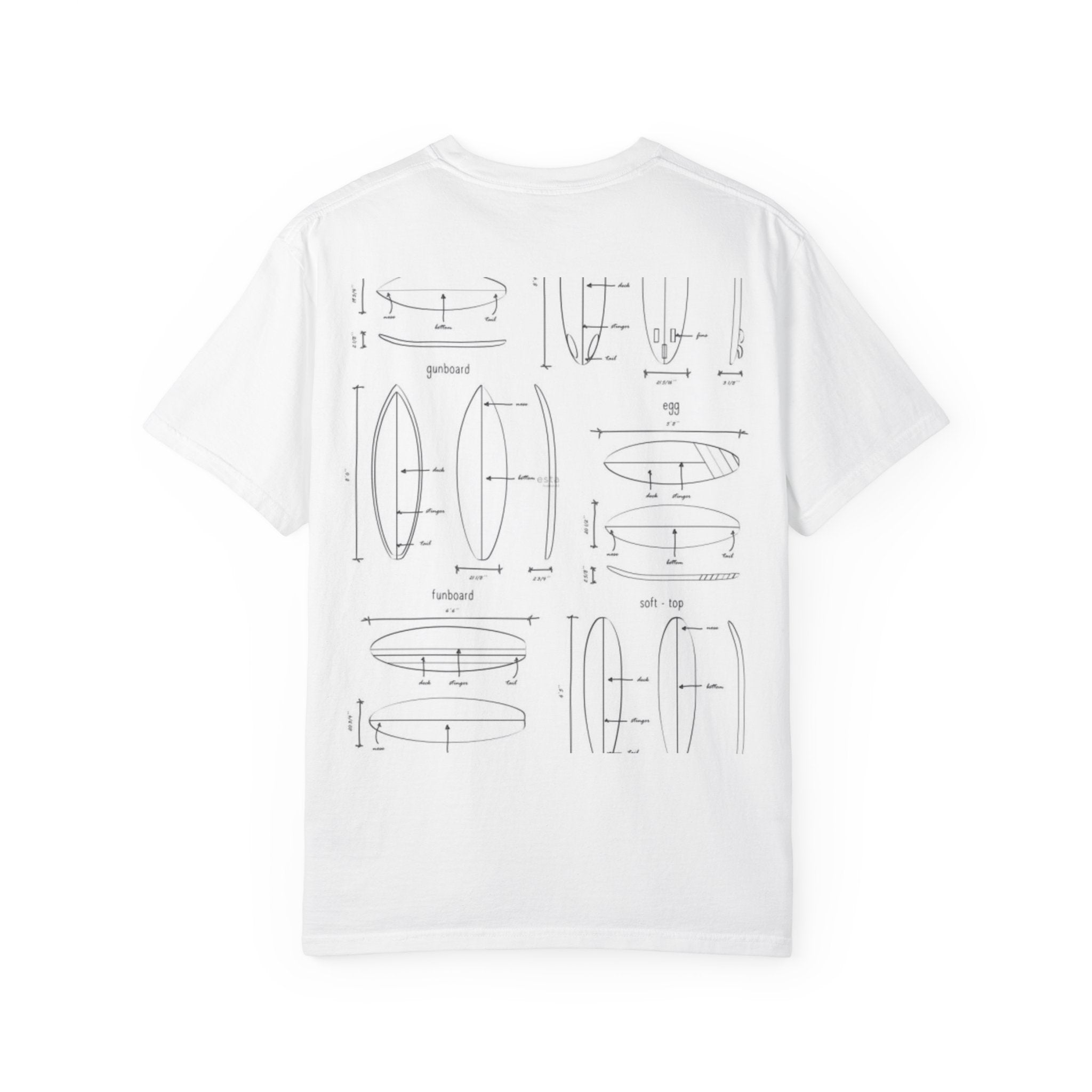 T-Shirt Surfboard Design Unisex