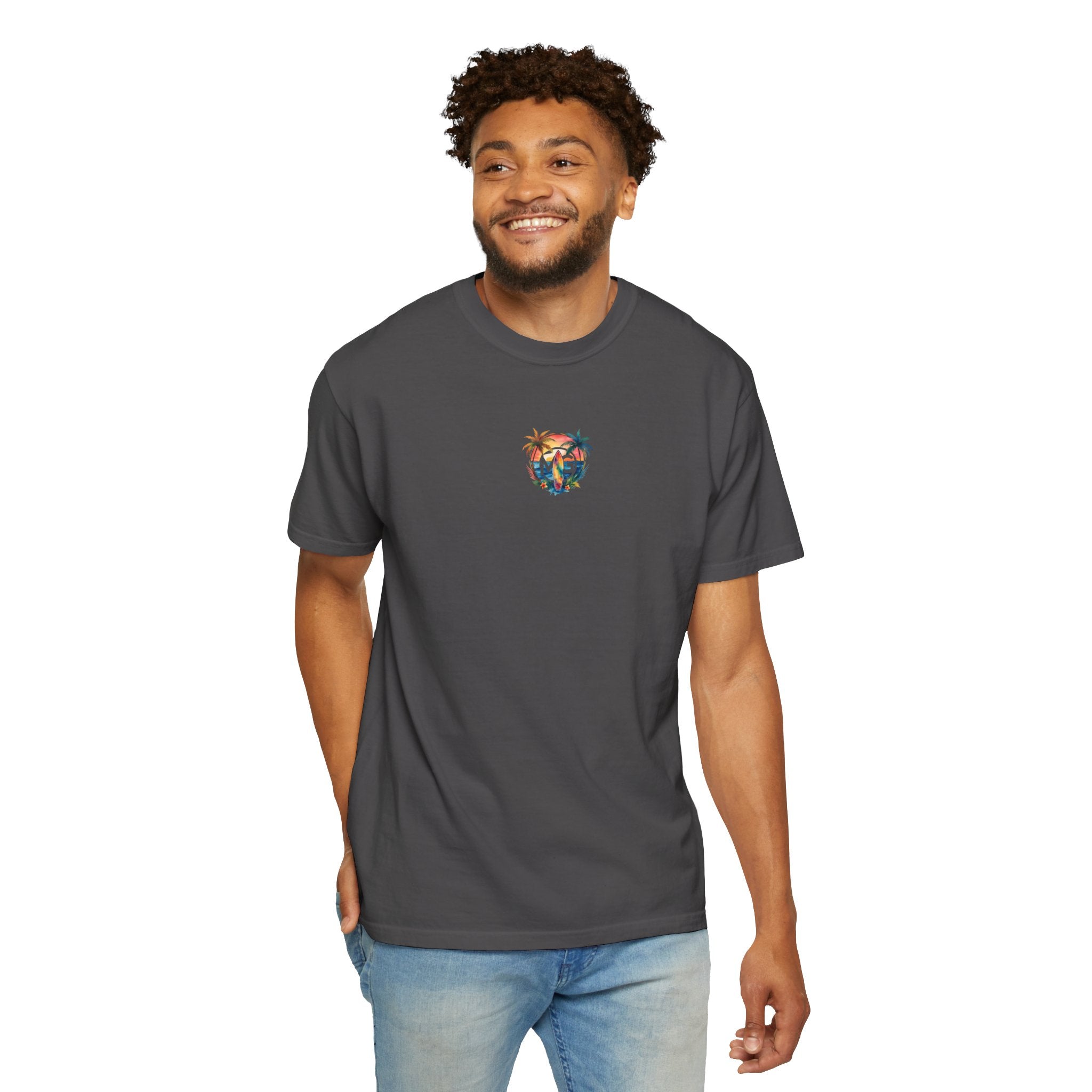 T-shirt unisexe teint en vêtement