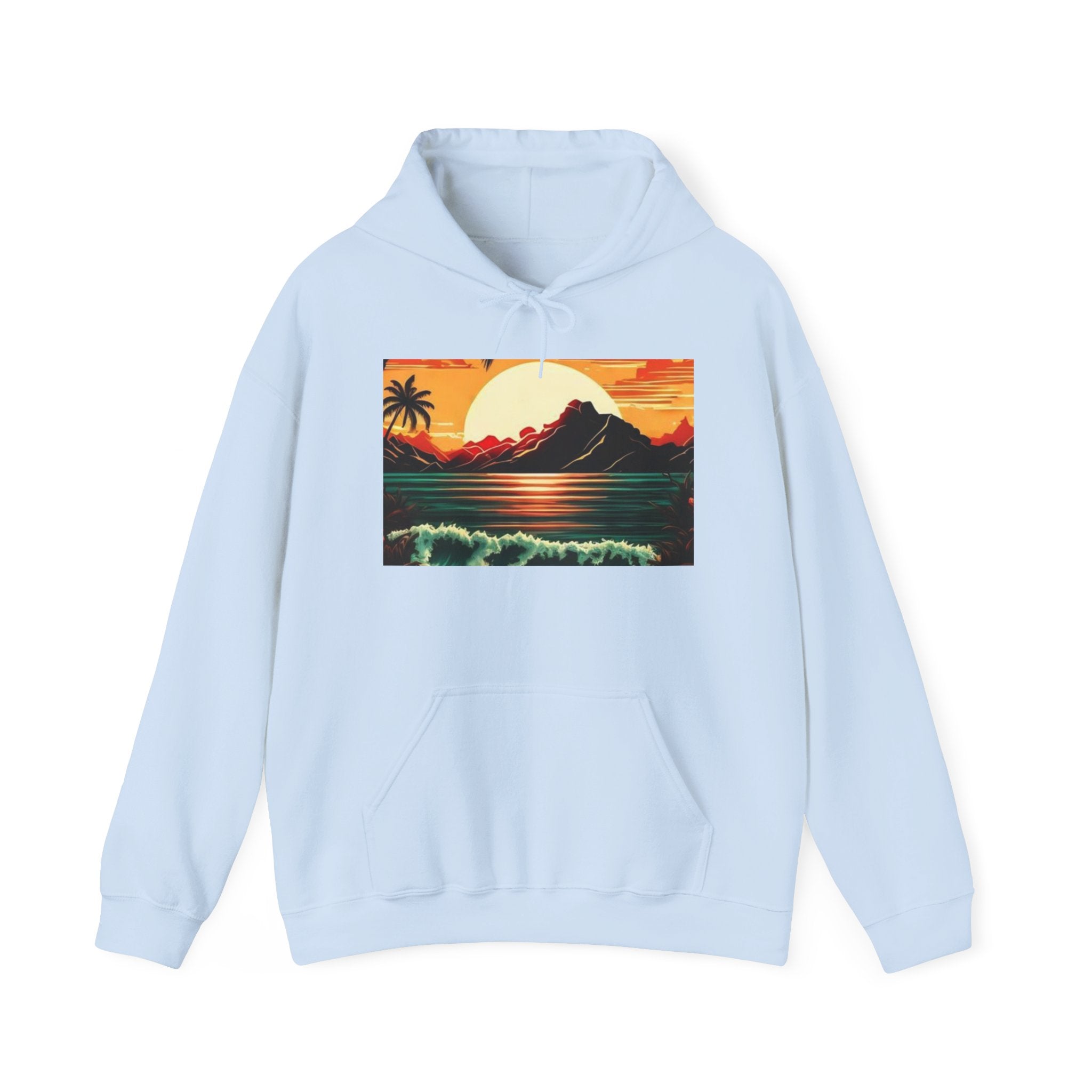 Sweat à capuche unisexe Sunset Paradise, Sweat-shirt Sunset Cozy Sunset, Sweat à capuche Beach Vibes, Équipement d'amour de la nature, Vêtements de nature relaxants, Mode décontractée chaude