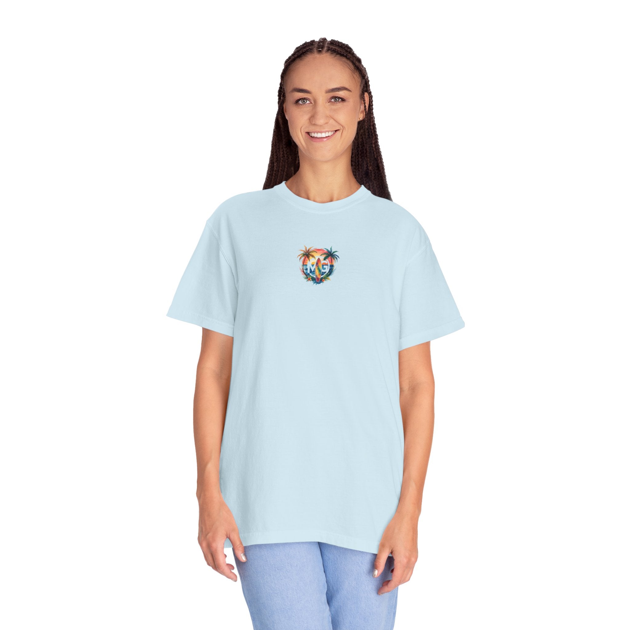 T-shirt unisexe teint en vêtement