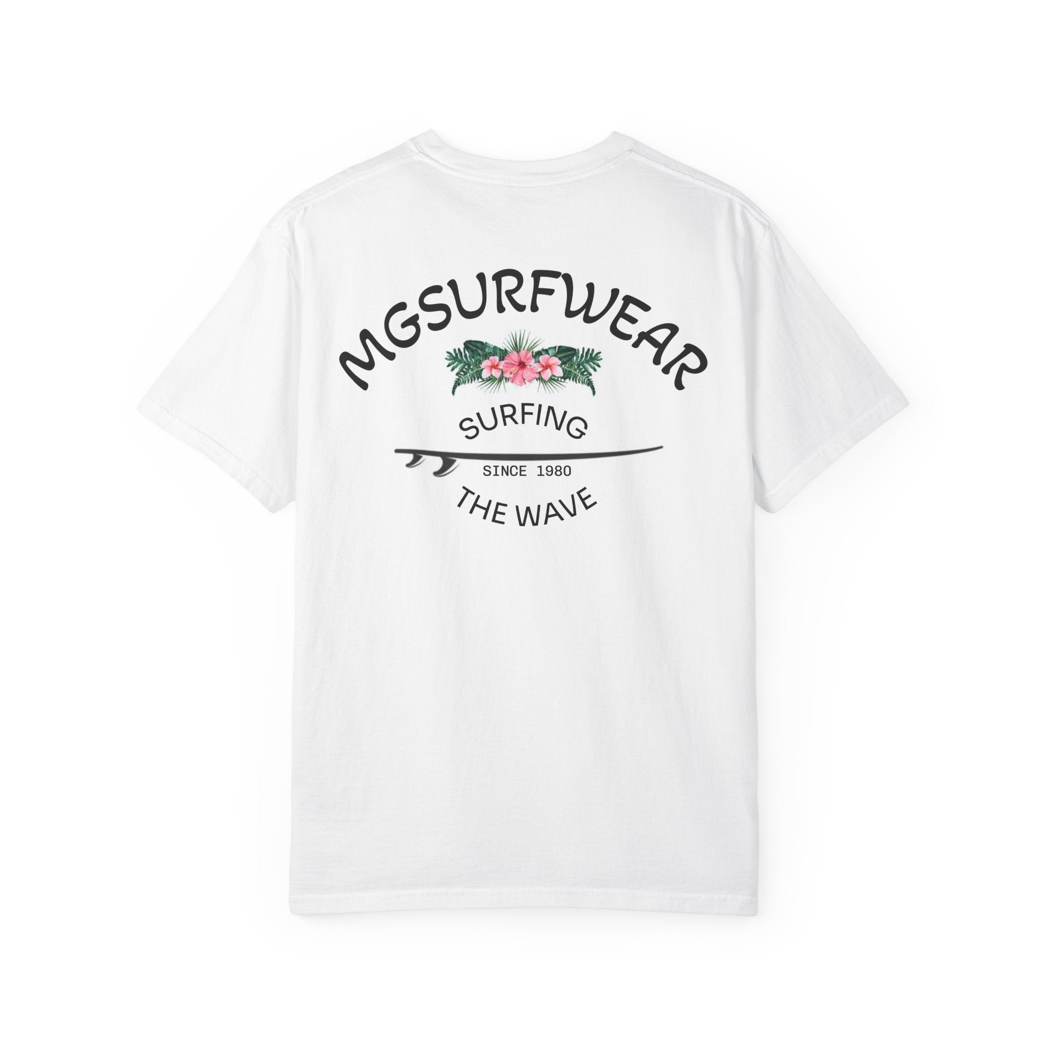 T-shirt MGSURFWEAR unisexe teint en vêtements Surfing Vibes