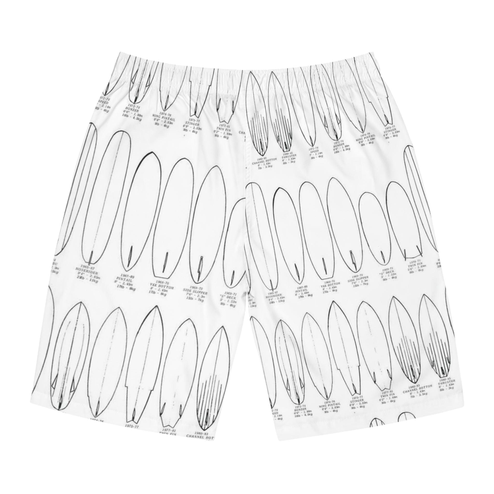 Short, Maillots de bain d'été de planche imprimé pour homme