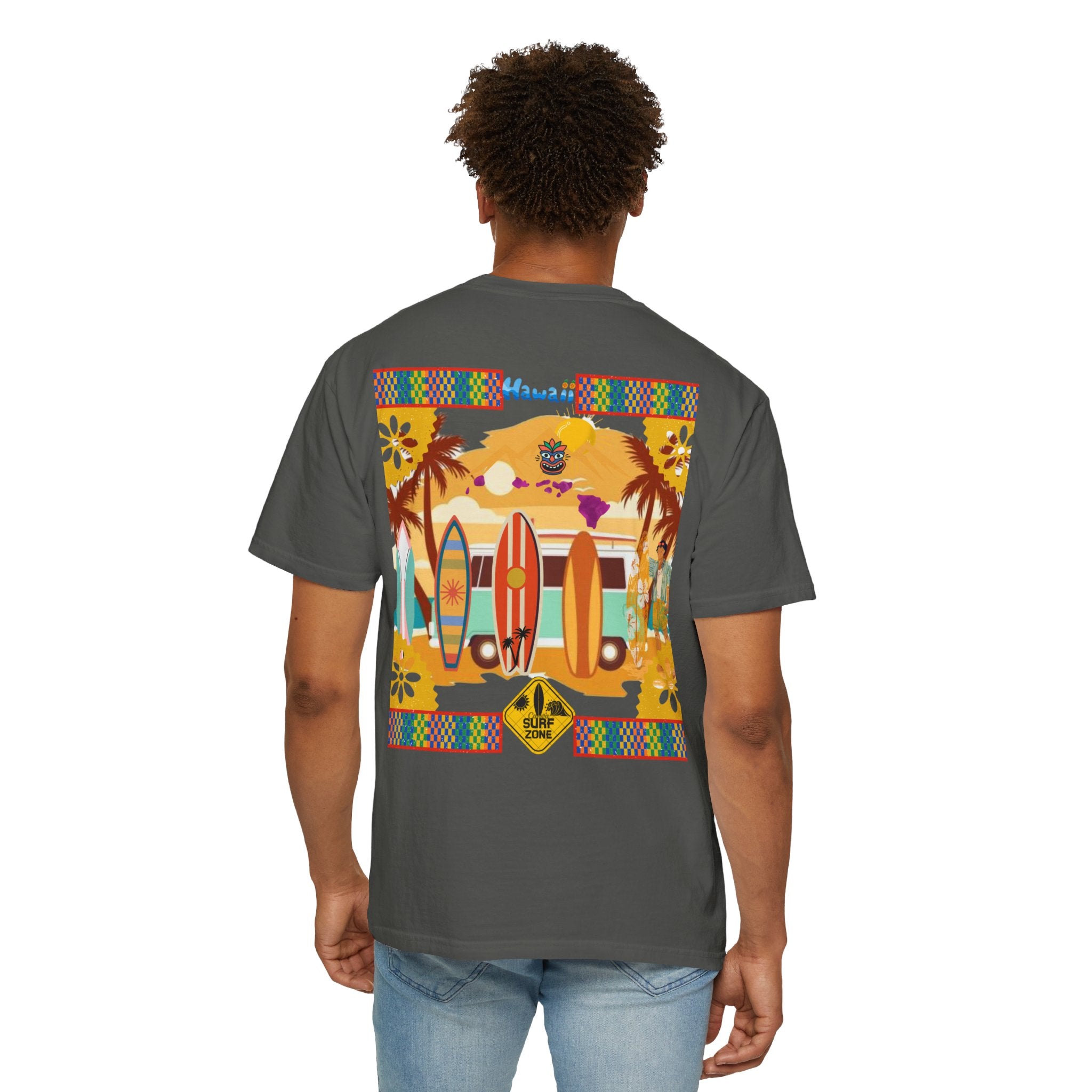 T-shirt unisexe teint en vêtement