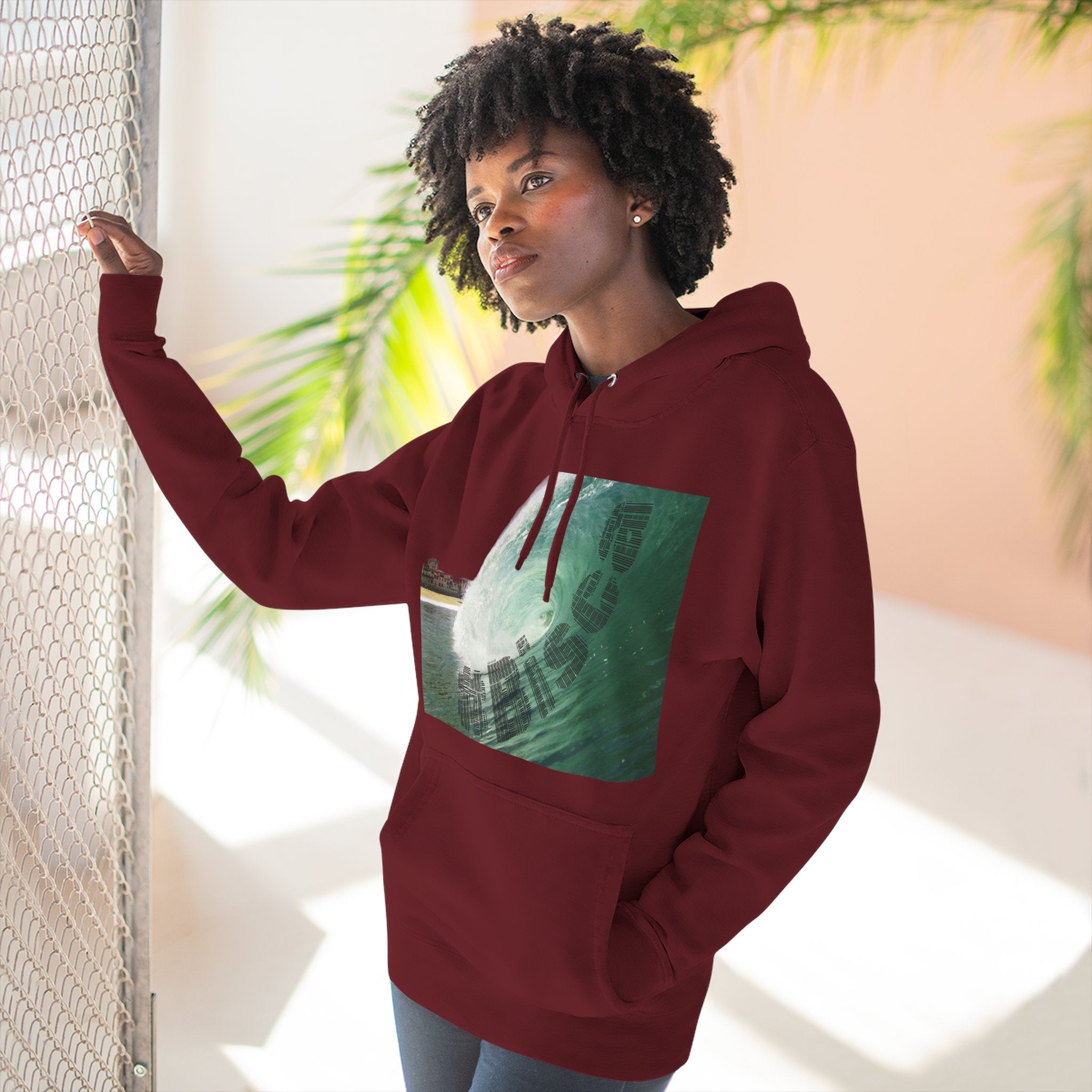 Sweat à capuche unisexe Bisca
