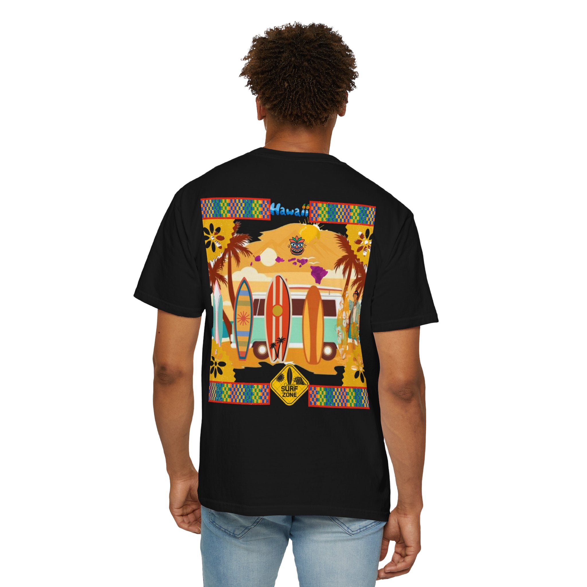 T-shirt unisexe teint en vêtement