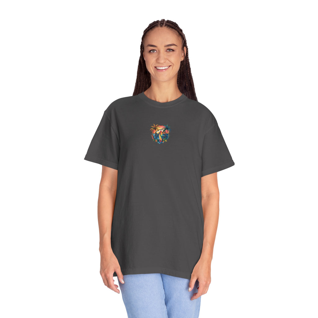 T-shirt unisexe teint en vêtement