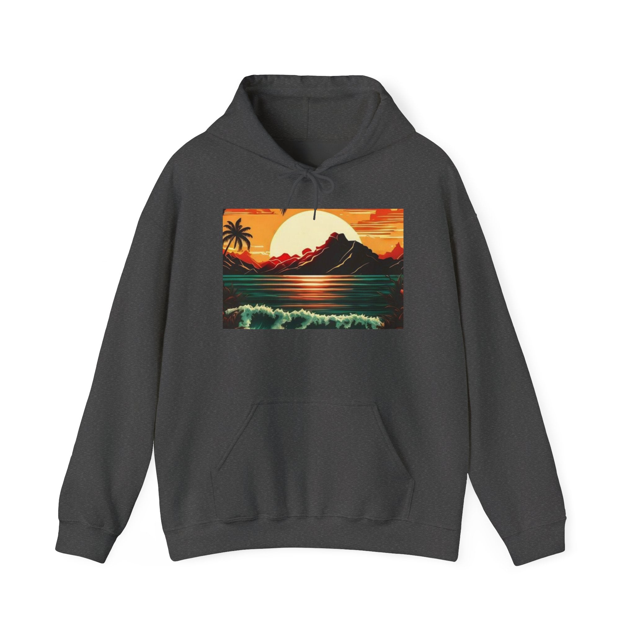 Sweat à capuche unisexe Sunset Paradise, Sweat-shirt Sunset Cozy Sunset, Sweat à capuche Beach Vibes, Équipement d'amour de la nature, Vêtements de nature relaxants, Mode décontractée chaude