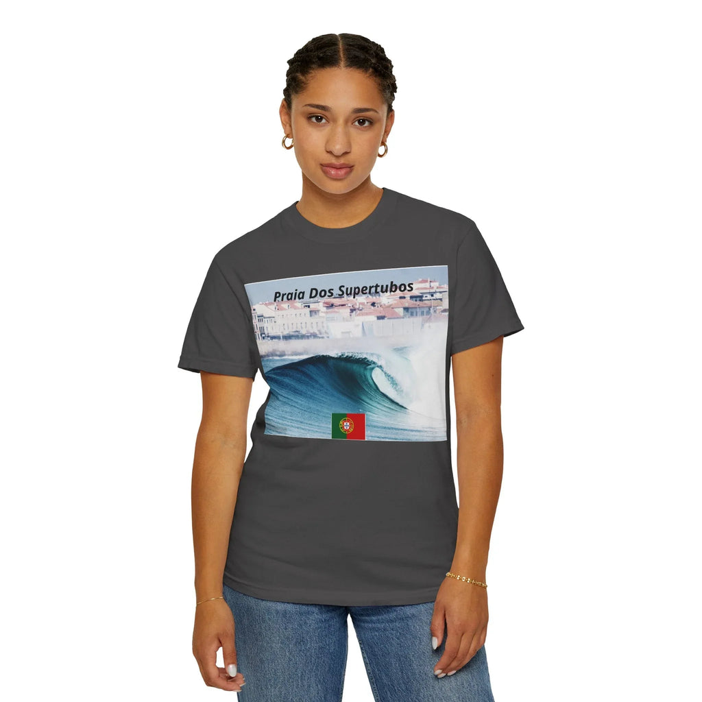 T-Shirt Surf Vibes Unisex - Praia Dos Supertubos Design Printify