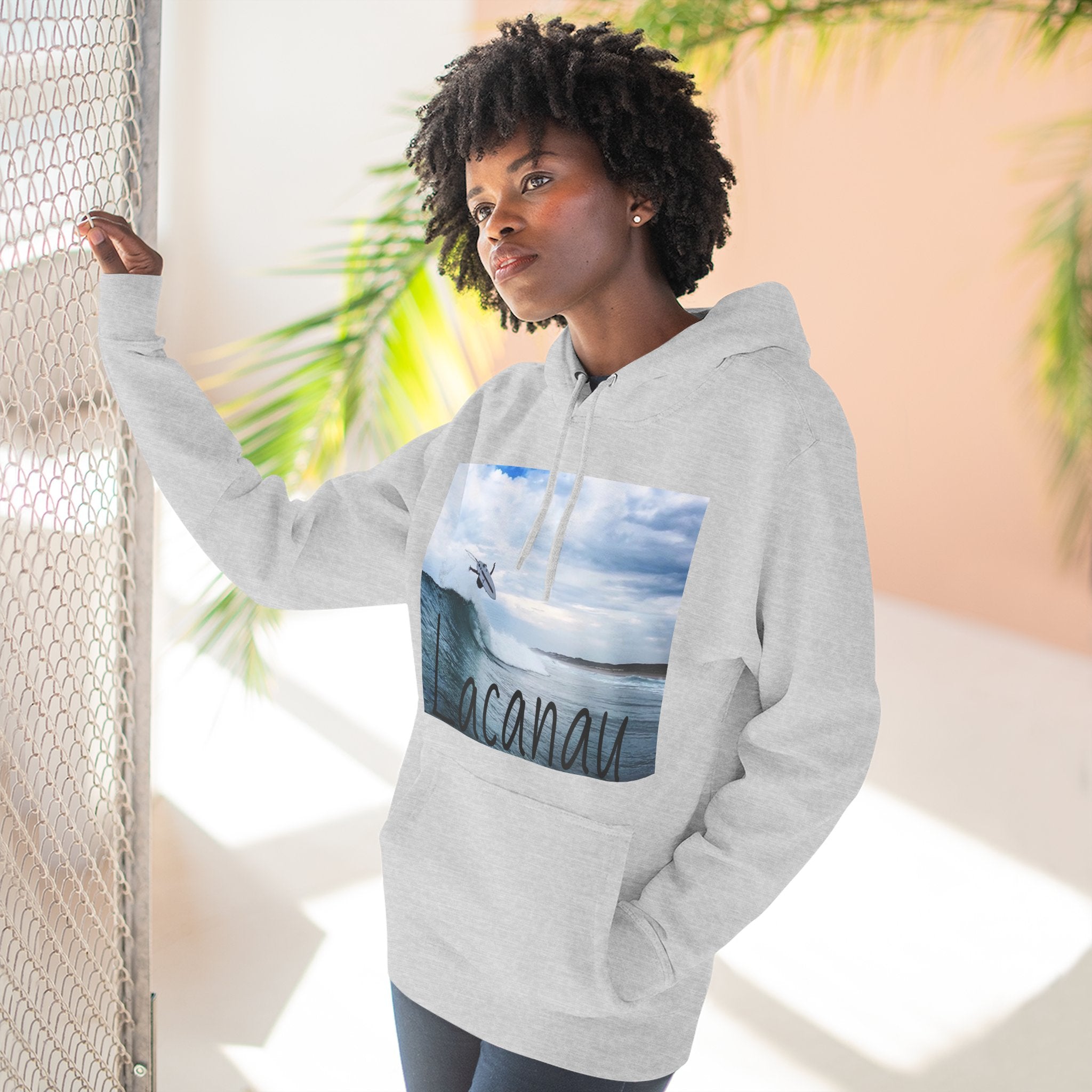 Sweat à capuche unisexe Lacanau