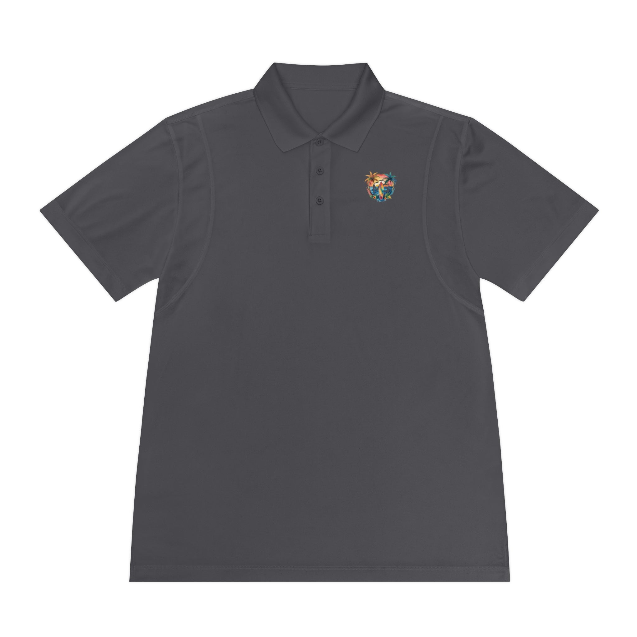 Tropical Paradise Men's Sport Polo Shirt