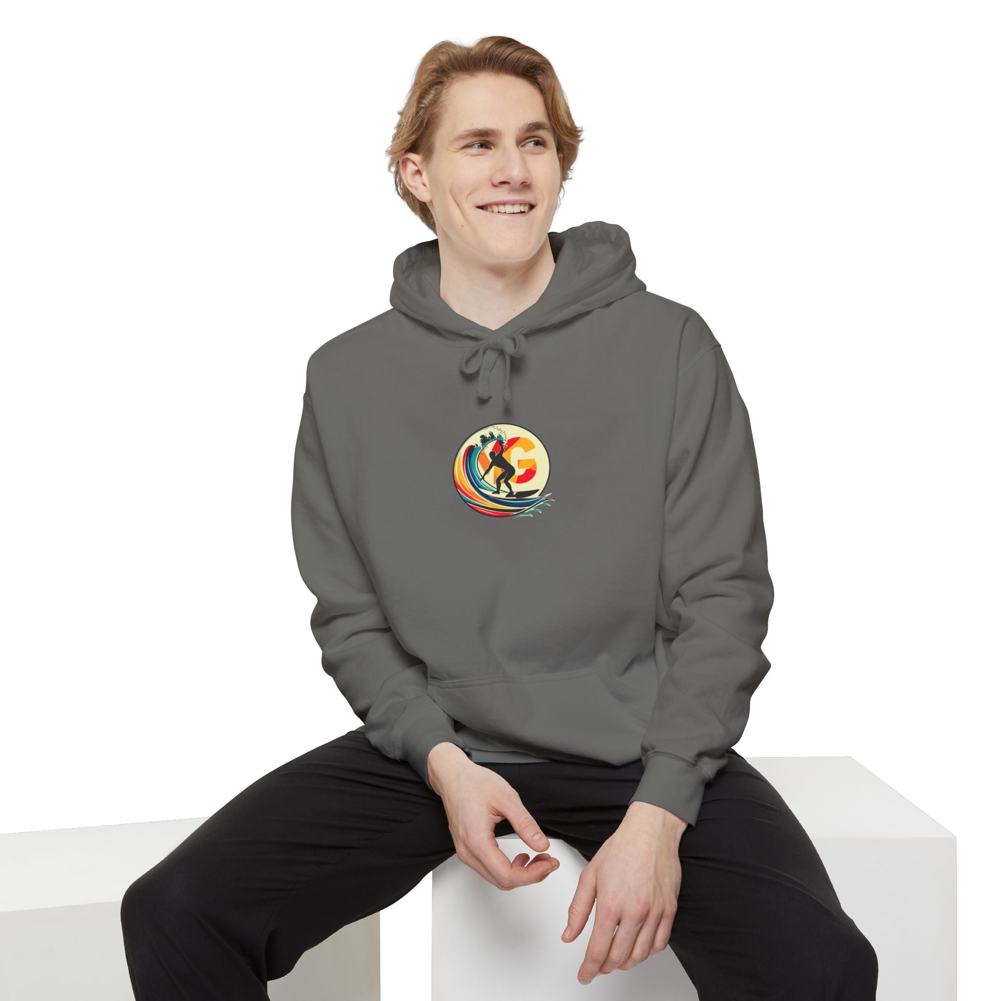 Sweat à capuche unisexe Surf Art