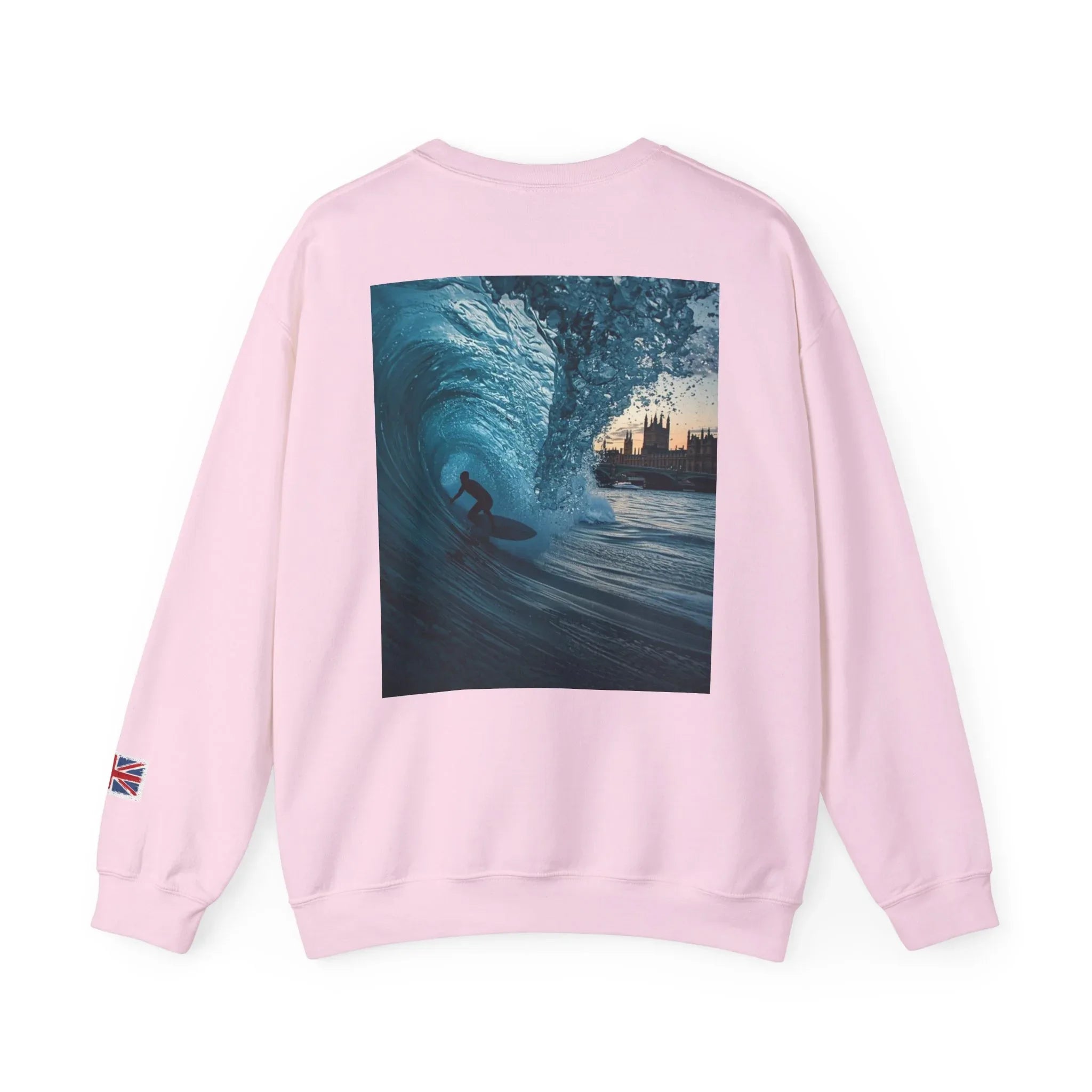 Sweat-shirt ras du cou unisexe Surf Vibes - Parfait pour les amoureux de la plage - MG Surf Wear