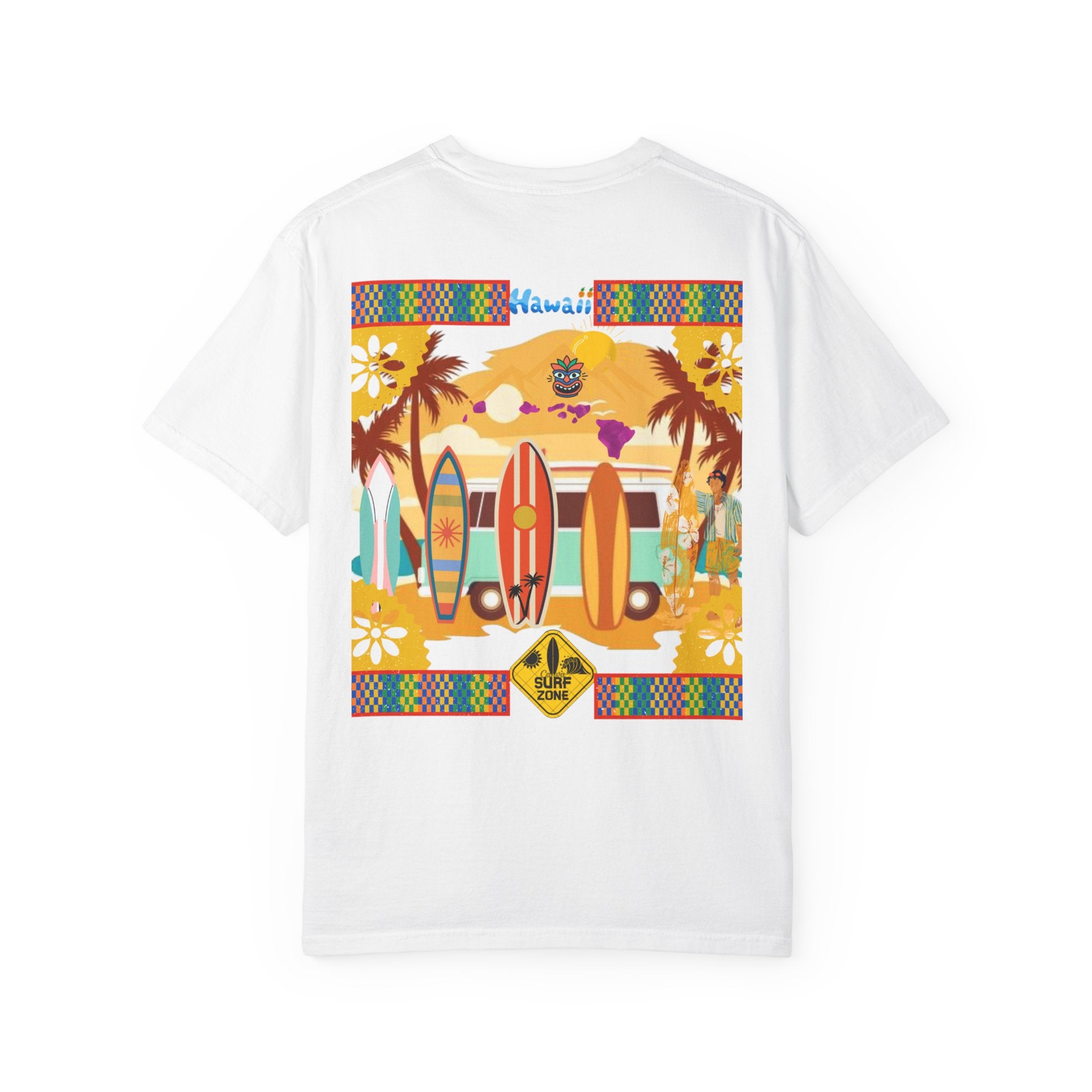 T-shirt unisexe teint en vêtement