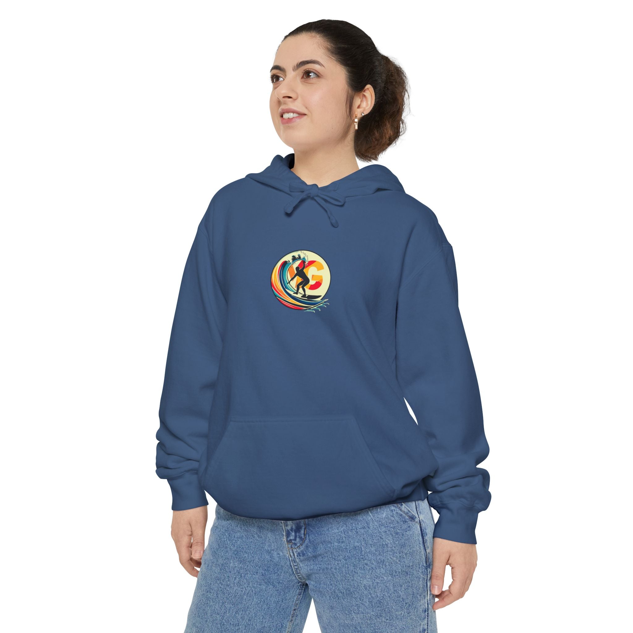 Sweat à capuche unisexe Surf Art