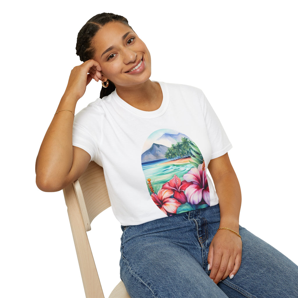 T-shirt unisexe flower