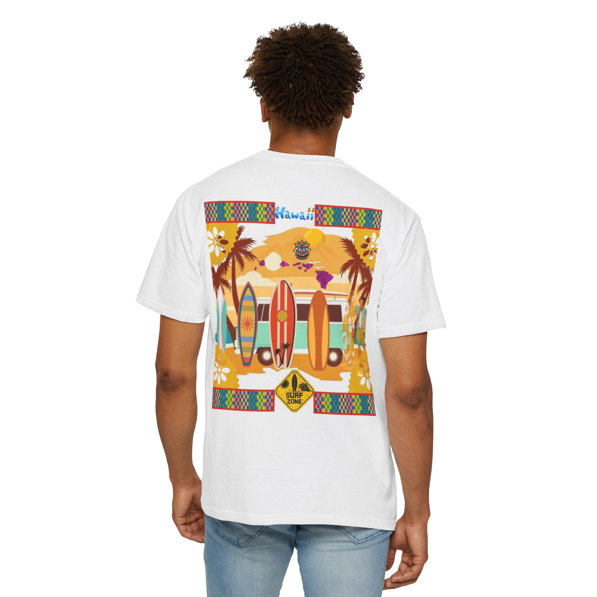 T-shirt unisexe teint en vêtement