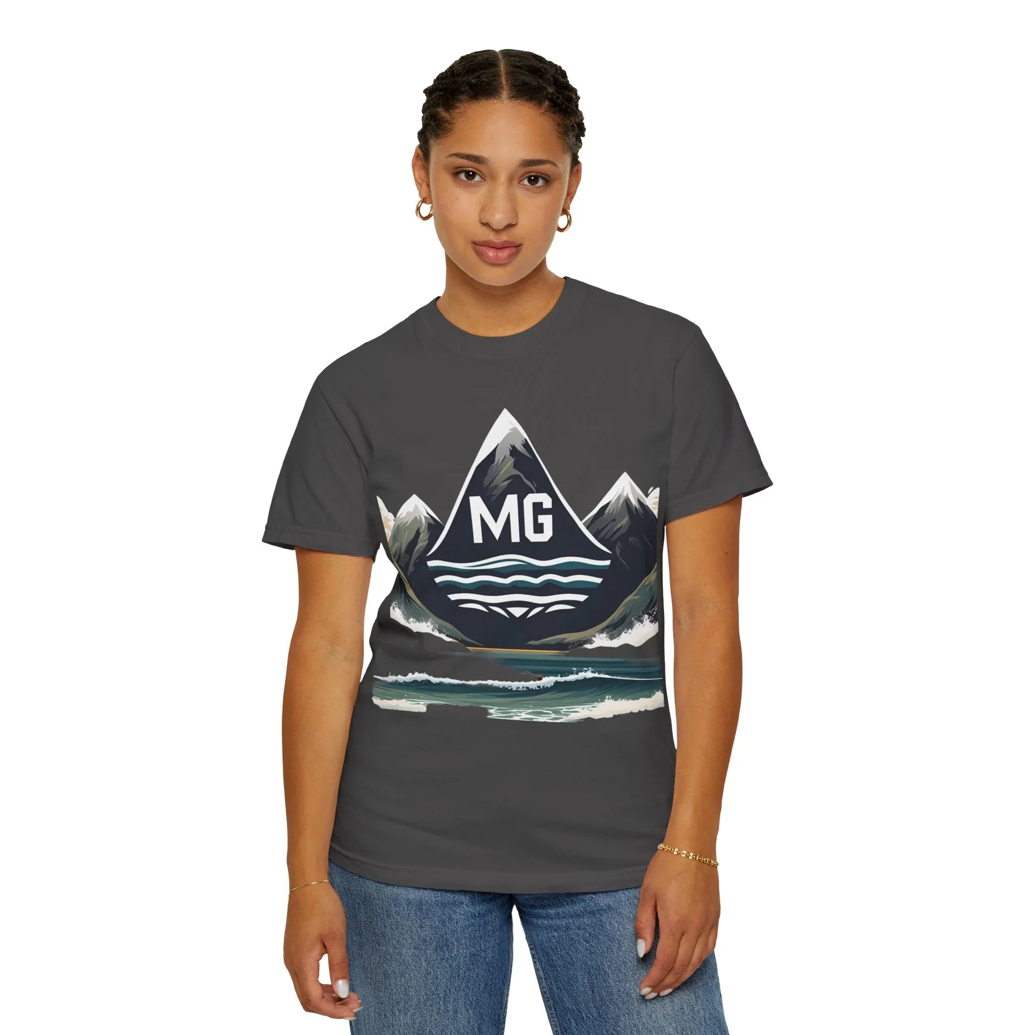 T-shirt unisexe Montagne et Mer