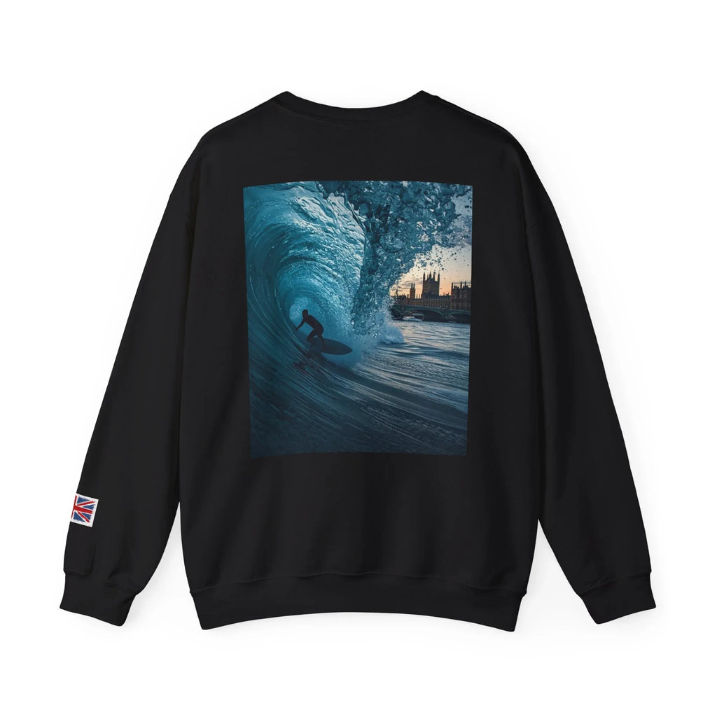 Sweat-shirt ras du cou unisexe Surf Vibes - Parfait pour les amoureux de la plage - MG Surf Wear