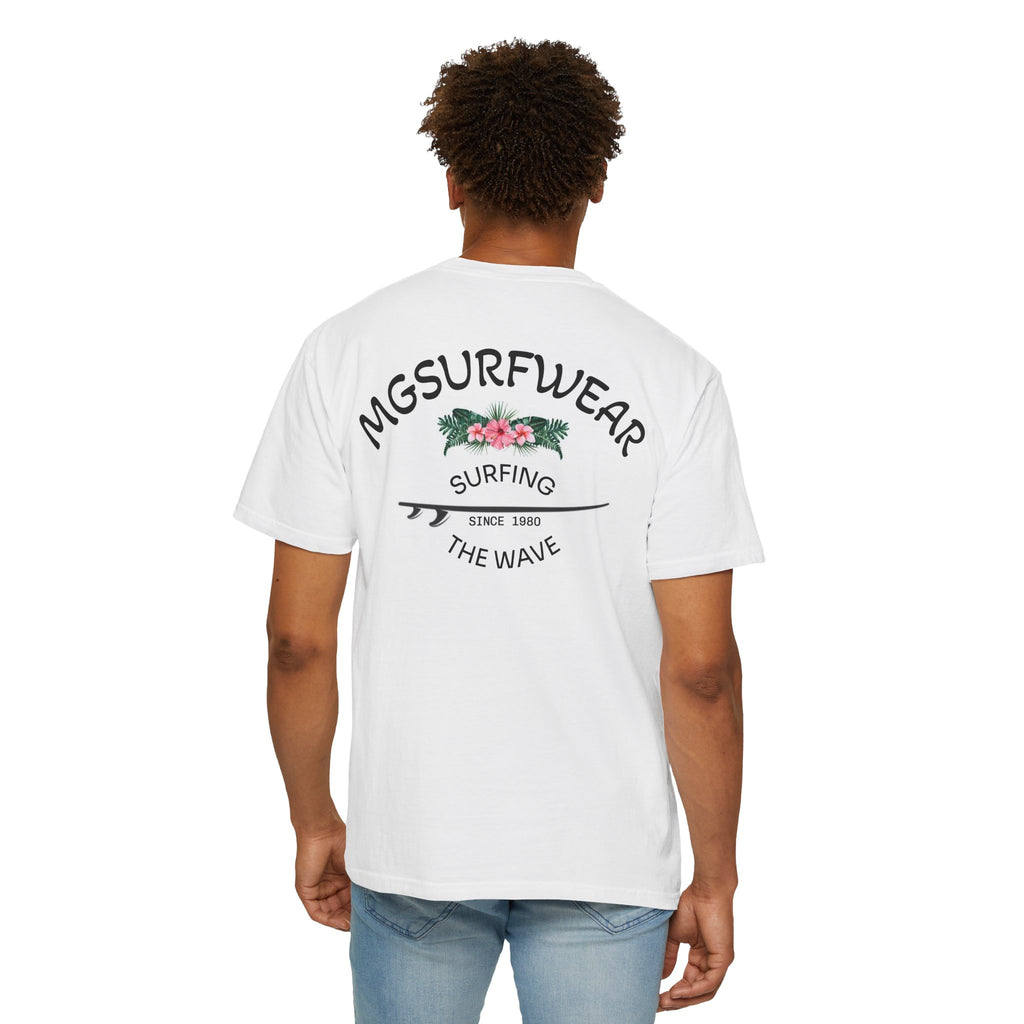 T-shirt MGSURFWEAR unisexe teint en vêtements Surfing Vibes
