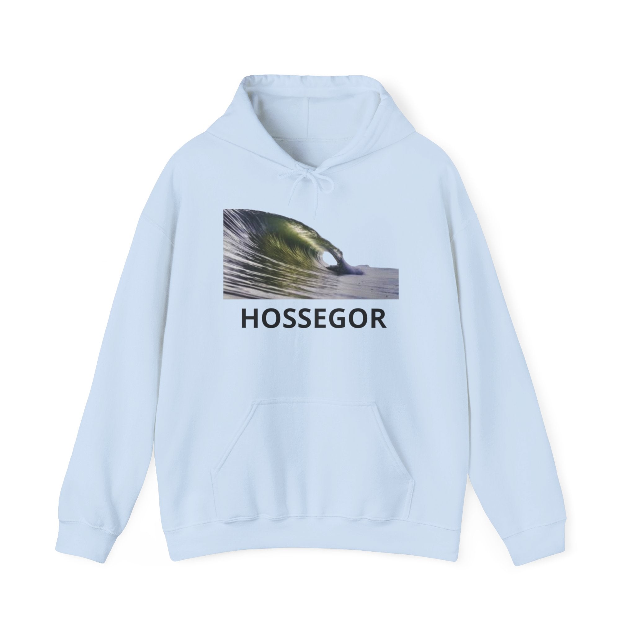 Sweat à capuche unisexe Hossegor Waves, sweat à capuche décontracté, cadeau pour les amoureux de la plage, vêtements de style surf, streetwear confortable, parfait pour l'extérieur