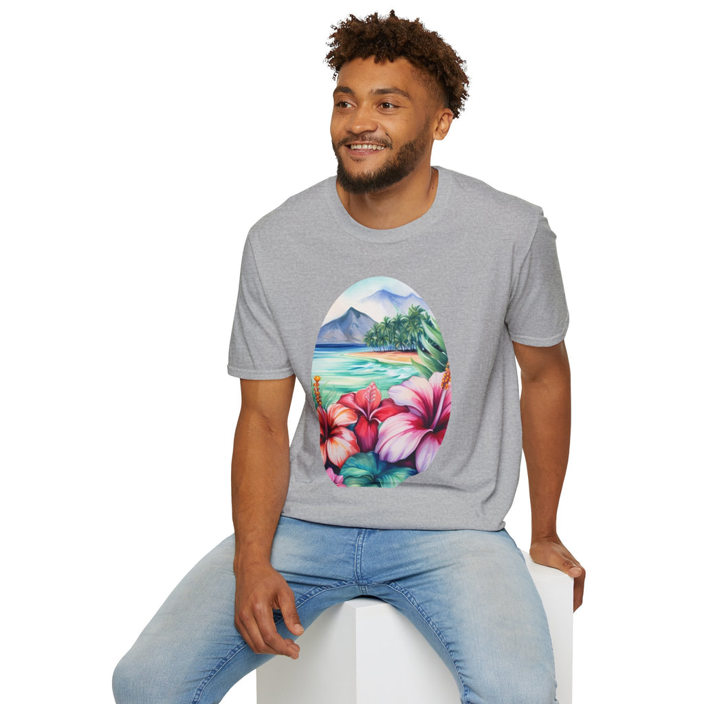 T-shirt unisexe flower