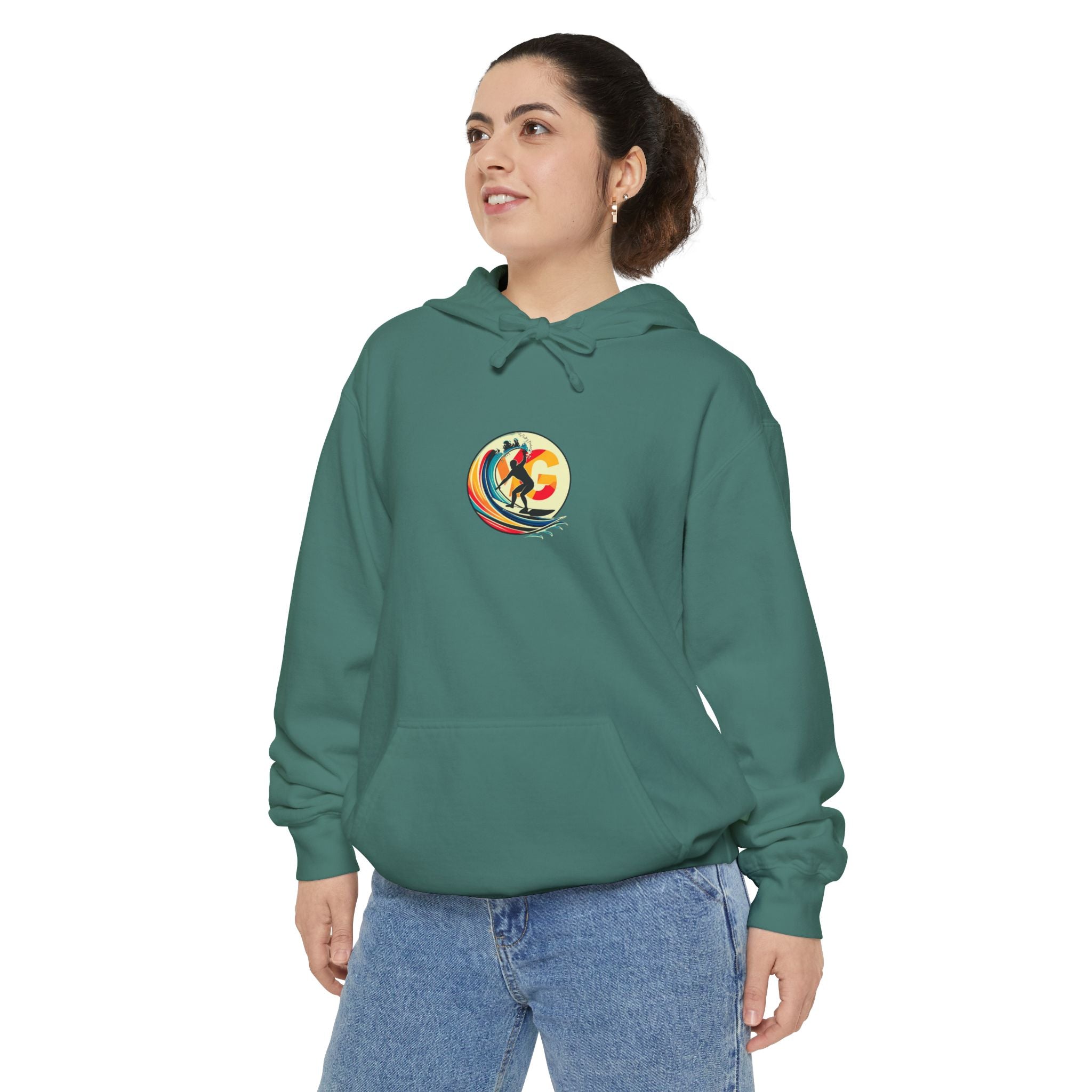 Sweat à capuche unisexe Surf Art