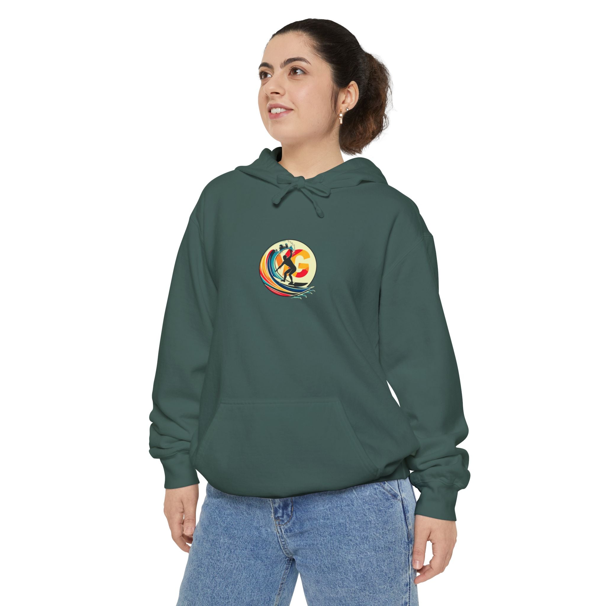 Sweat à capuche unisexe Surf Art