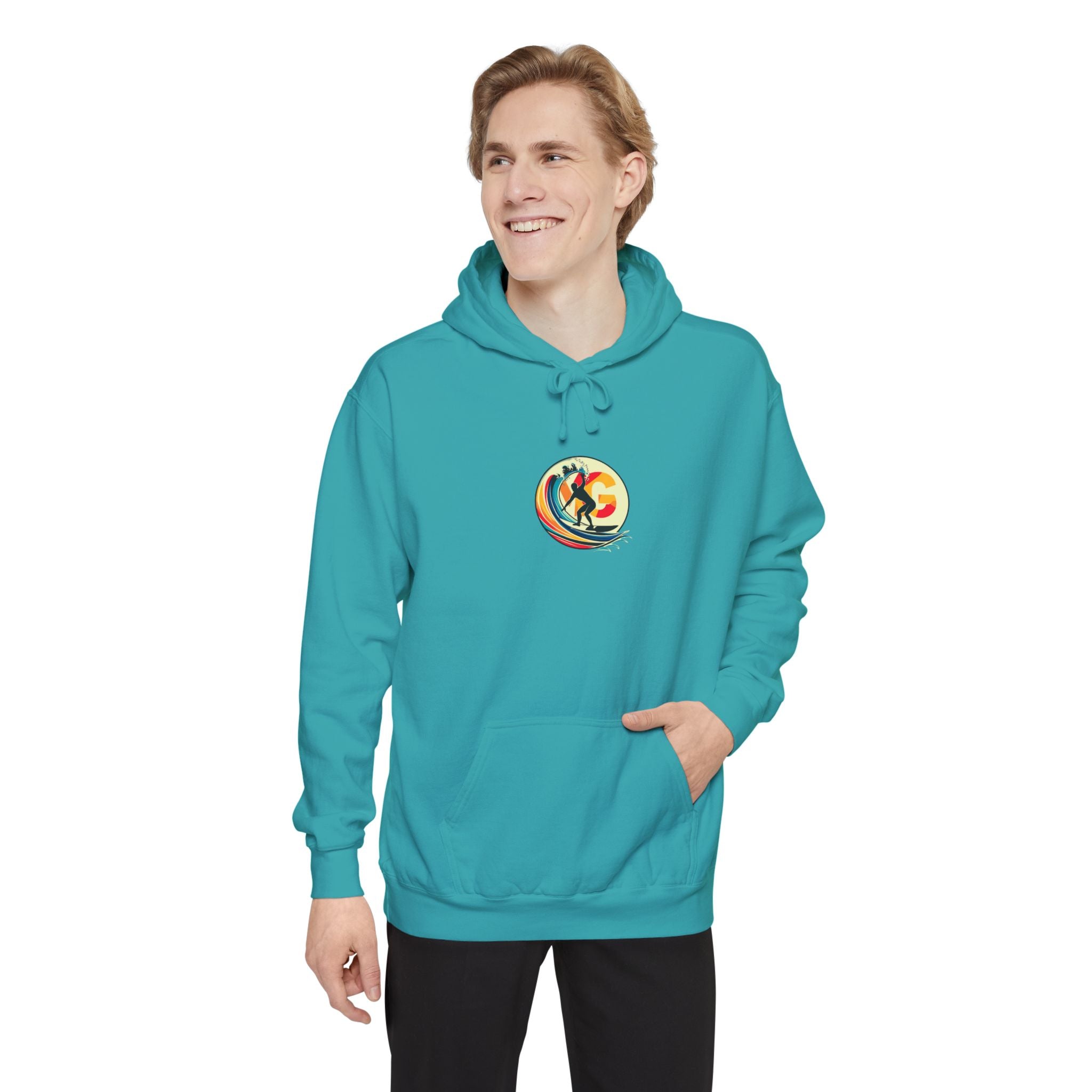 Sweat à capuche unisexe Surf Art