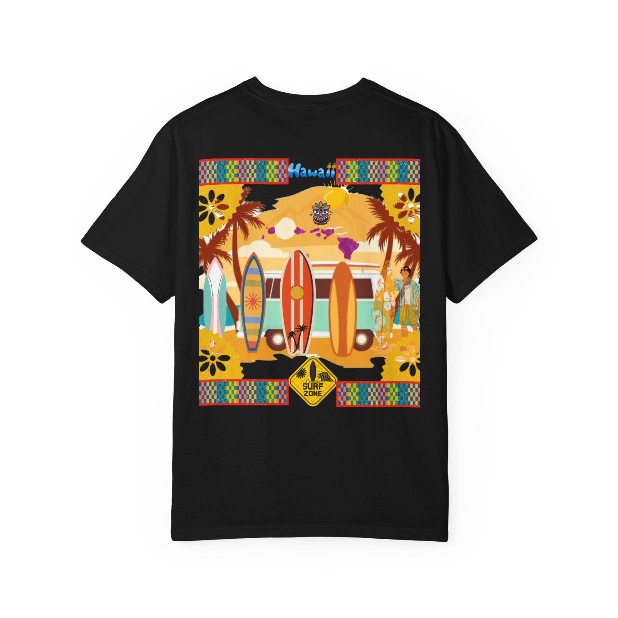 T-shirt unisexe teint en vêtement