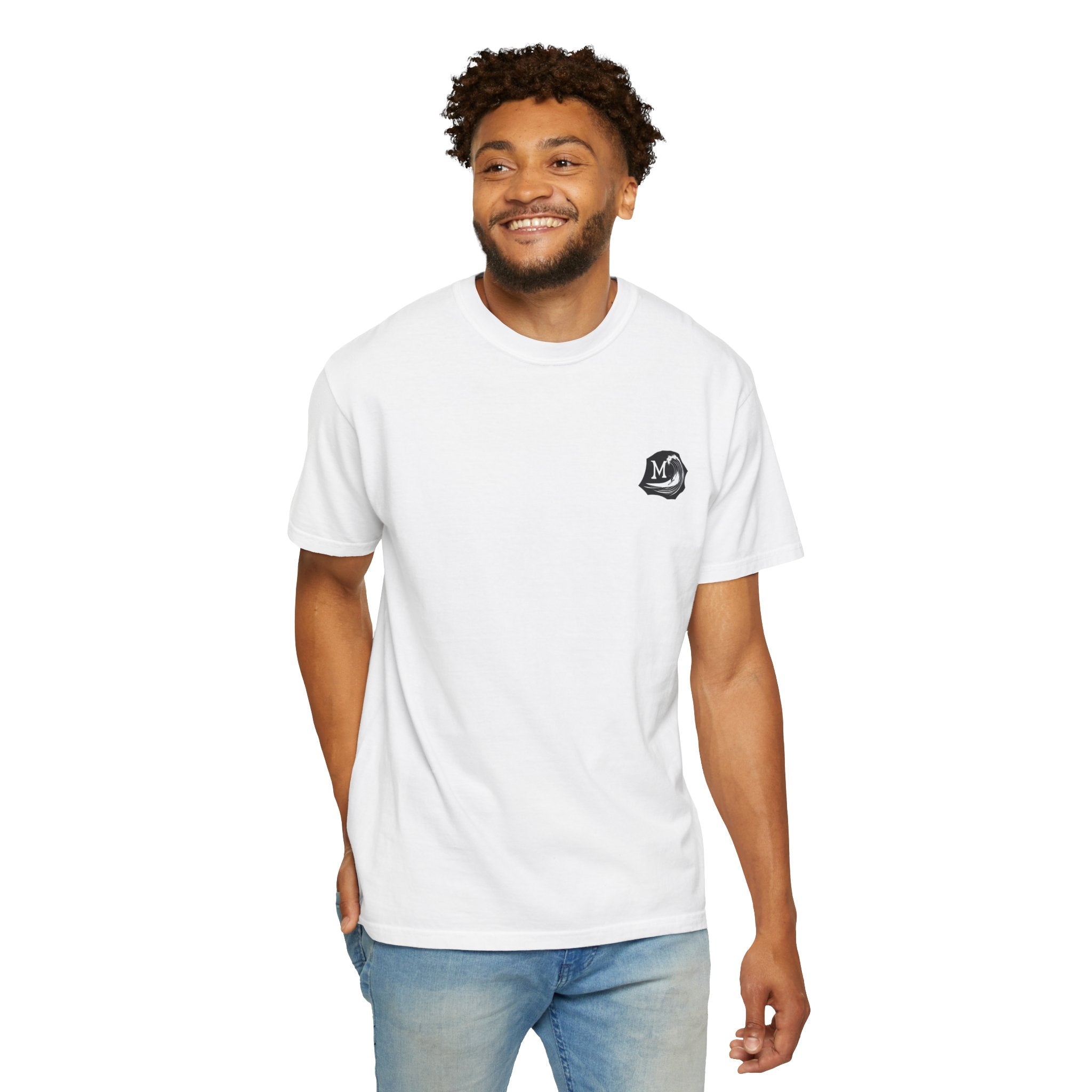 T-shirt MGSURFWEAR unisexe teint en vêtements Surfing Vibes