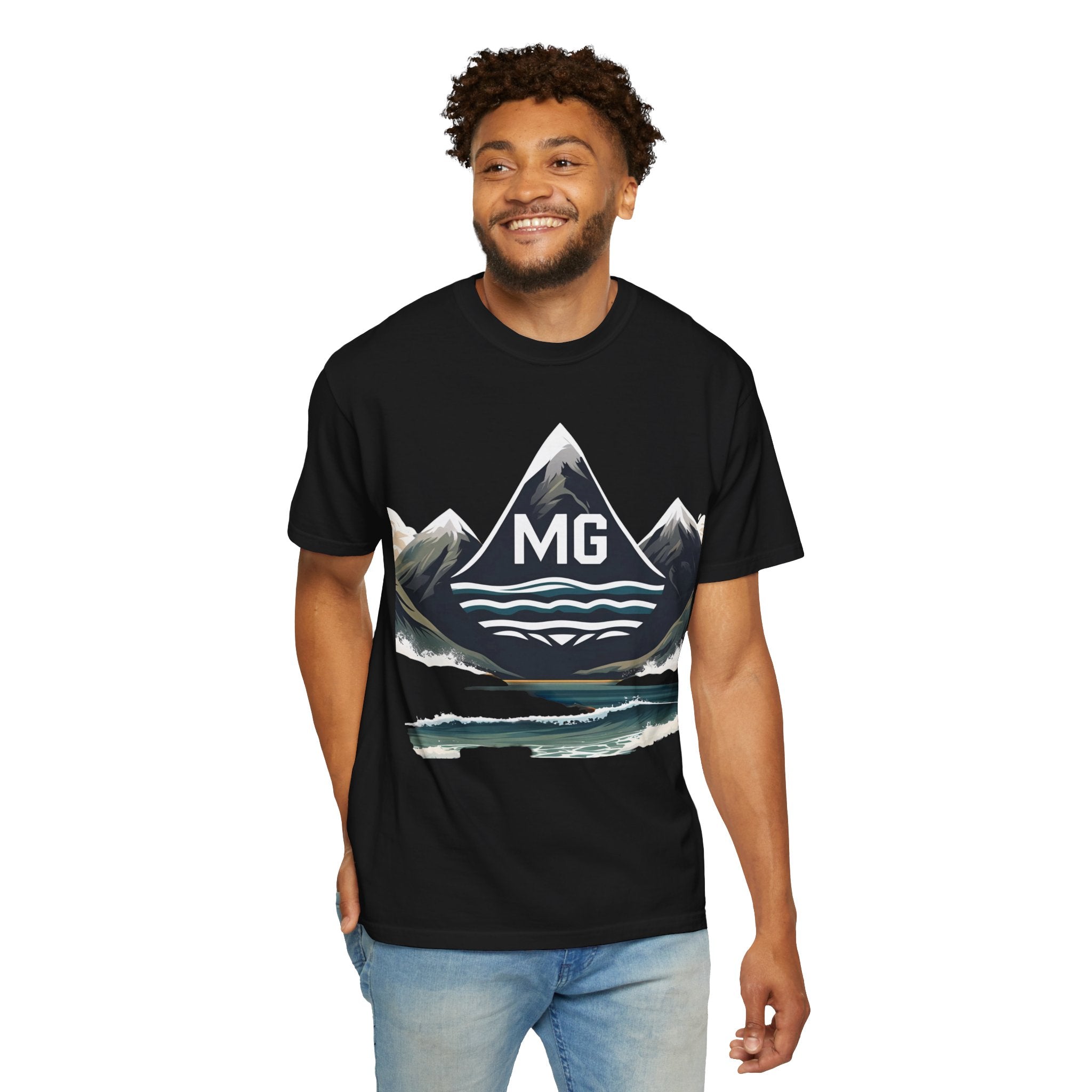 T-shirt unisexe Montagne et Mer