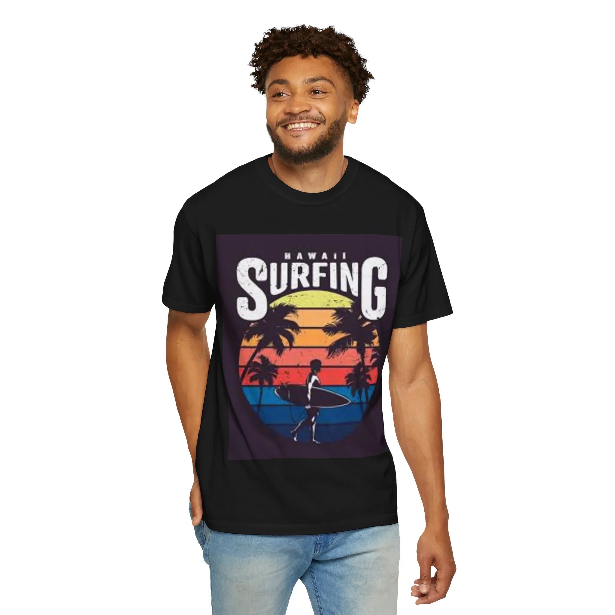 T-shirt unisexe Surfing Hawaii