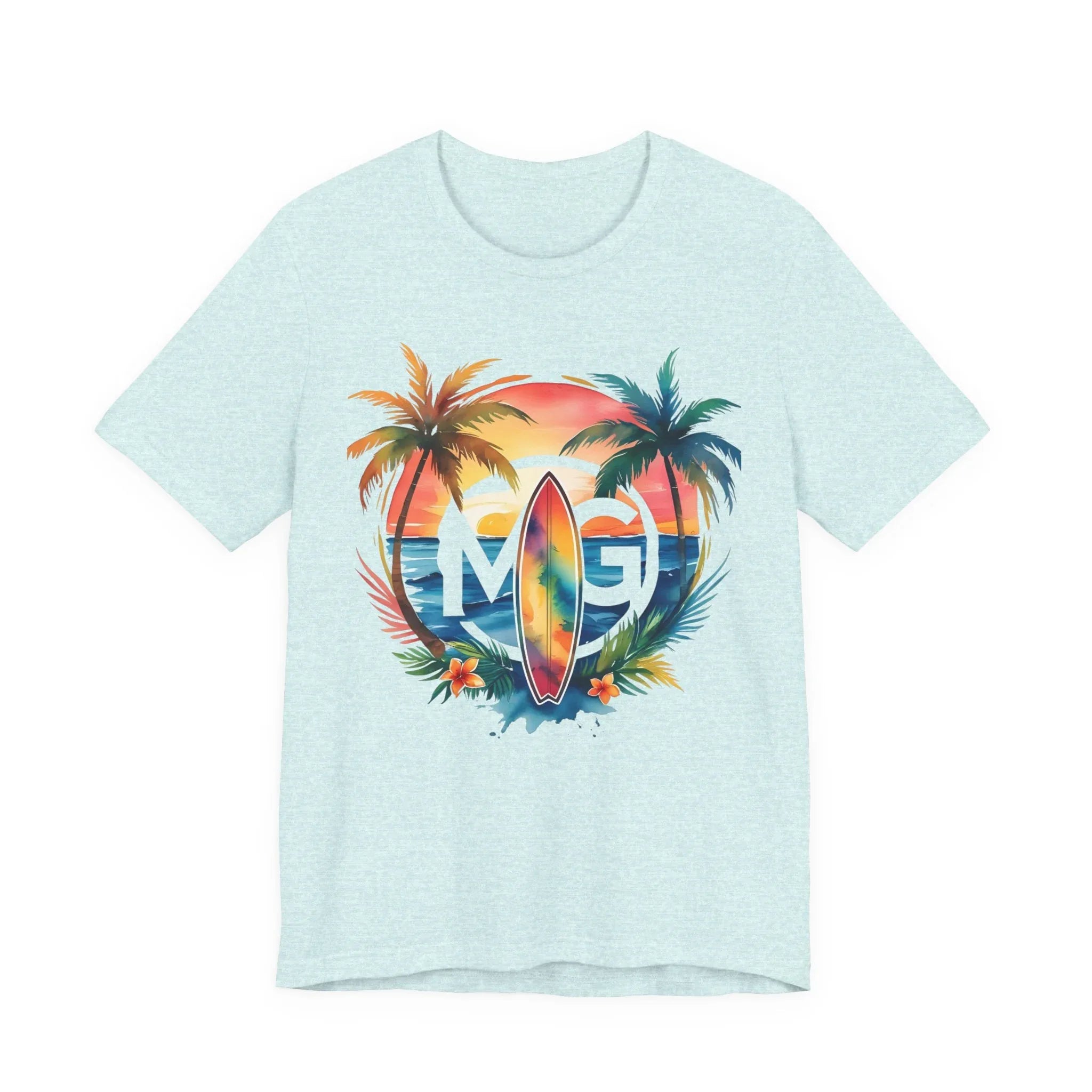 T-shirt unisexe Surf MG tropical