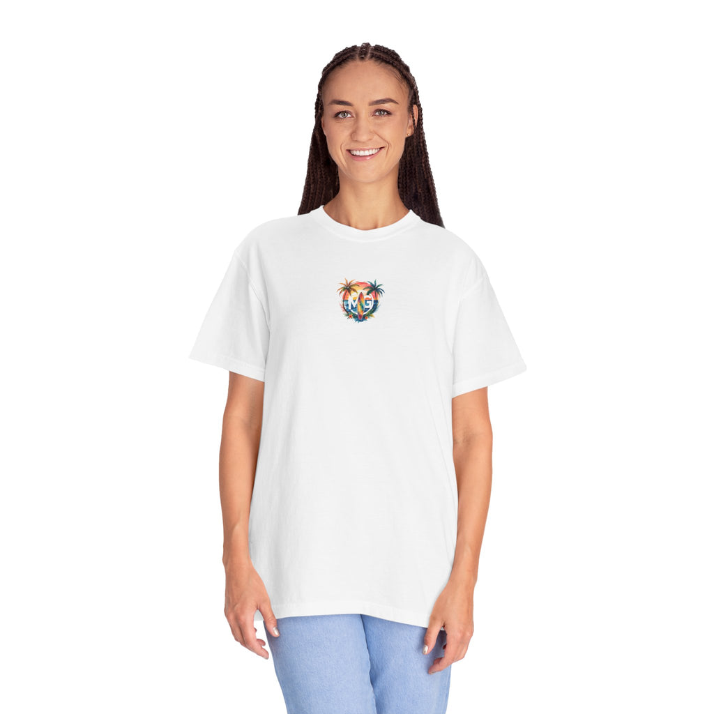 T-shirt unisexe teint en vêtement