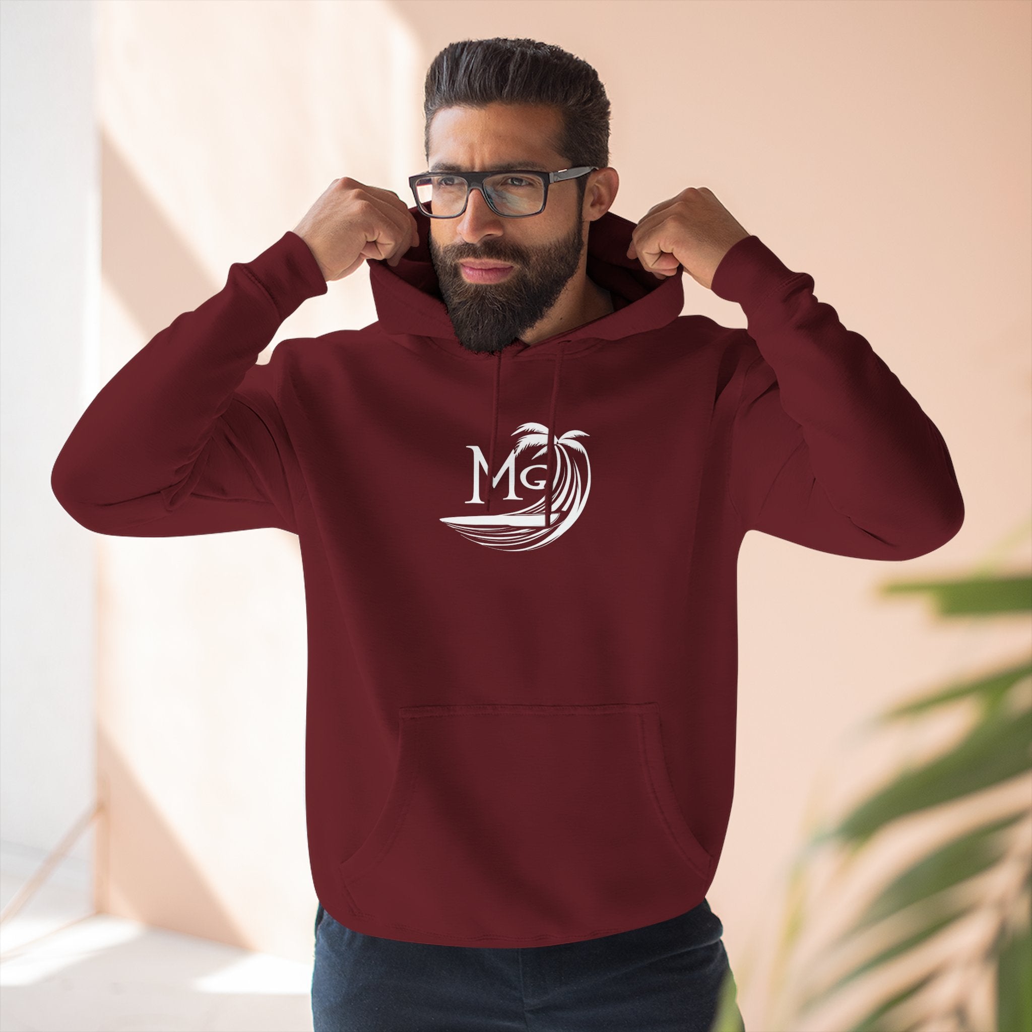 Sweat à capuche unisexe MG