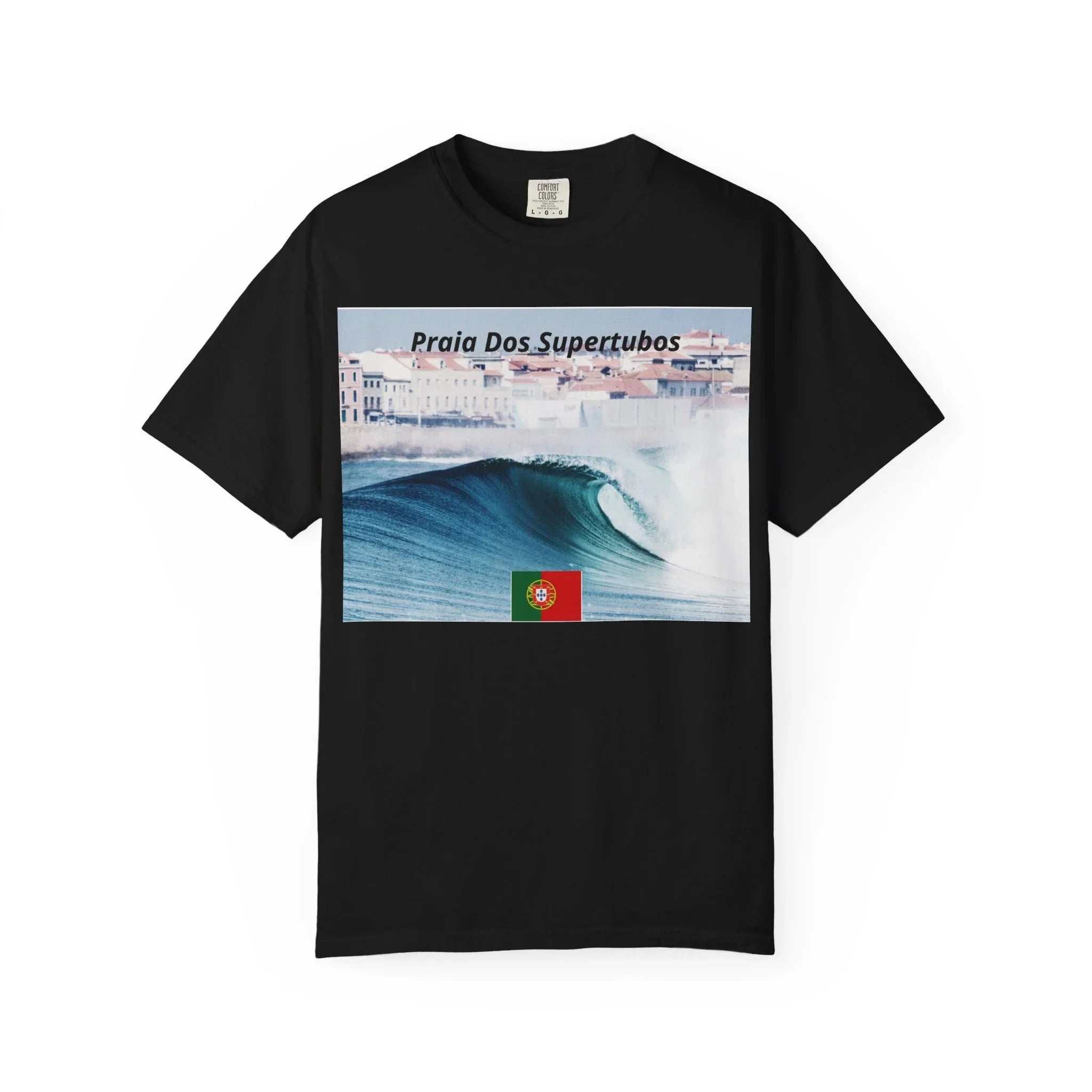 T-Shirt Surf Vibes Unisex - Praia Dos Supertubos Design Printify