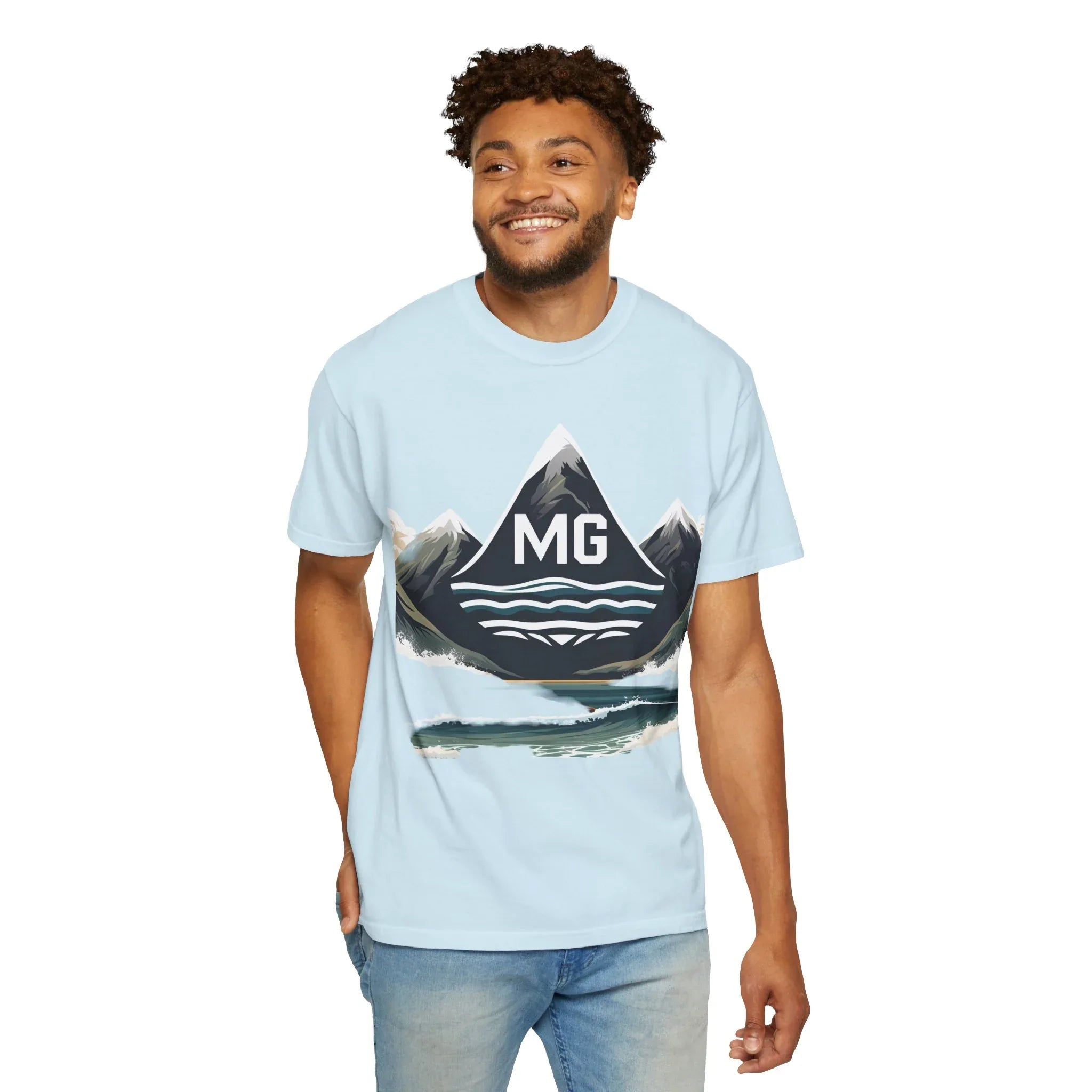 T-shirt unisexe Montagne et Mer