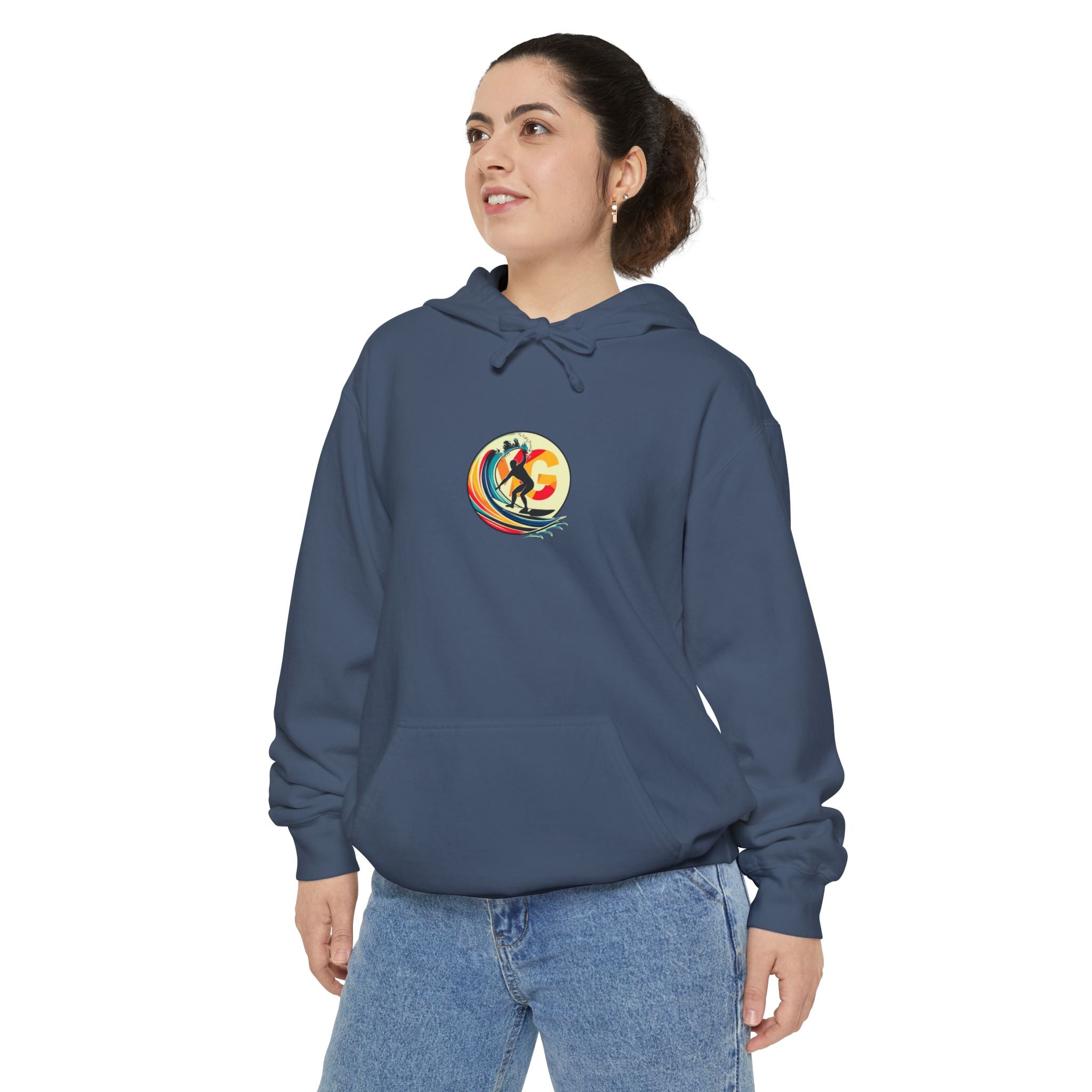 Sweat à capuche unisexe Surf Art