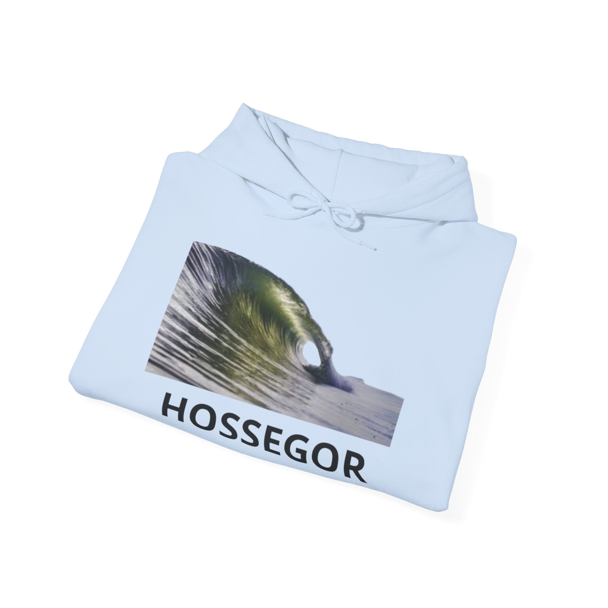 Sweat à capuche unisexe Hossegor Waves, sweat à capuche décontracté, cadeau pour les amoureux de la plage, vêtements de style surf, streetwear confortable, parfait pour l'extérieur